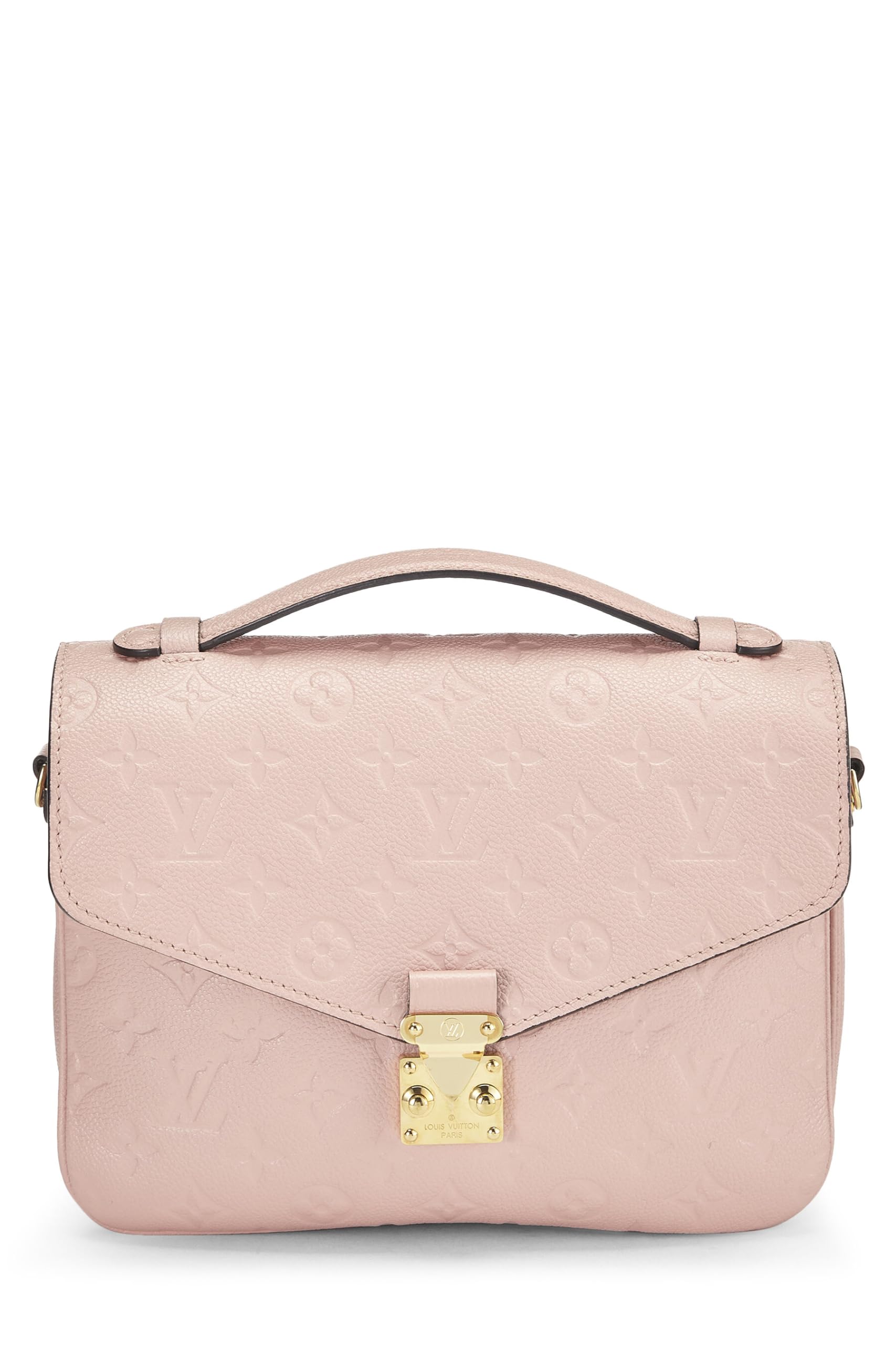 Louis Vuitton,  Pink Monogram Empreinte Pochette Metis, Pink