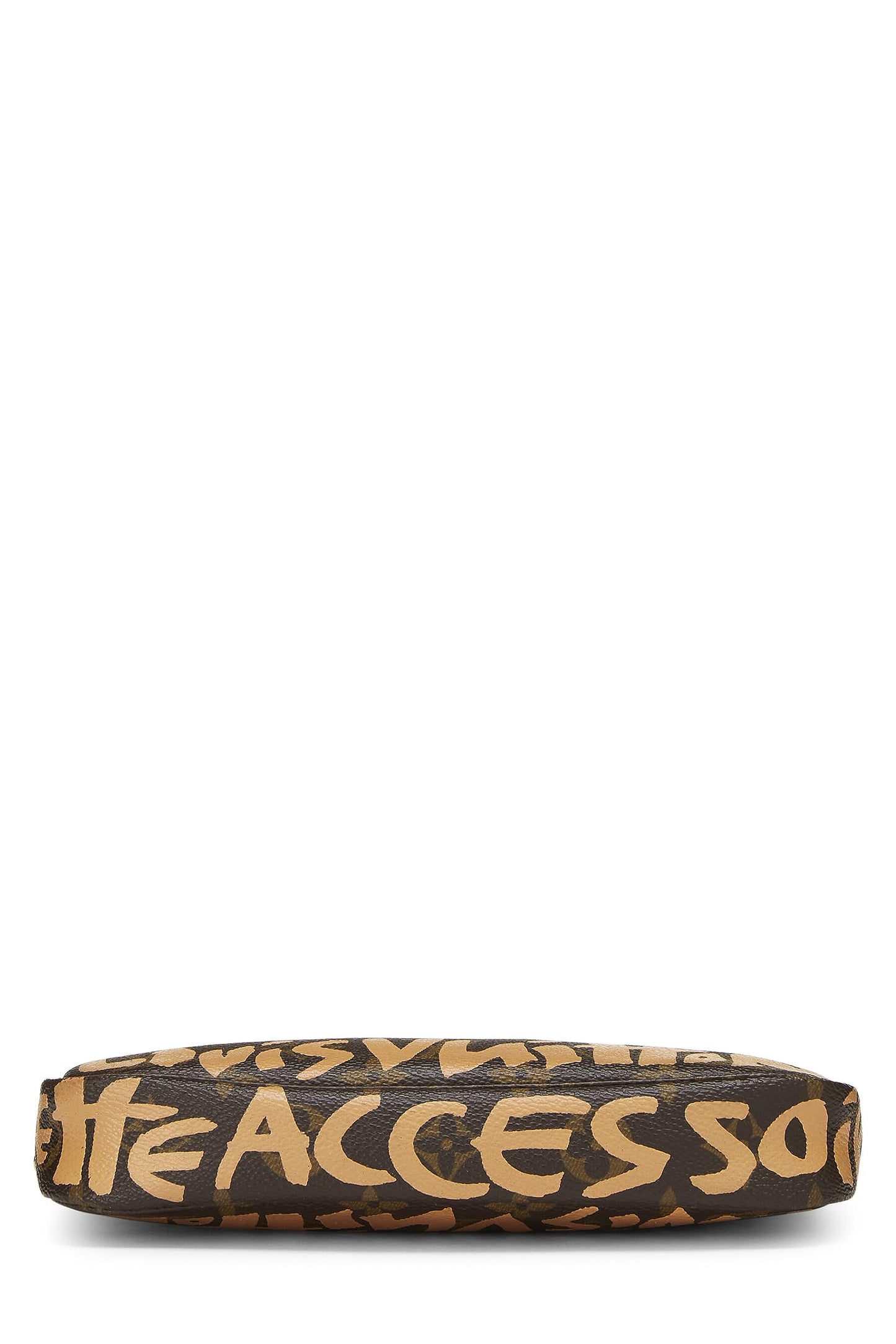 Louis Vuitton,  Stephen Spro  x Louis Vuitton Beige Monogram Graffiti Pochette Accessoires, Beige