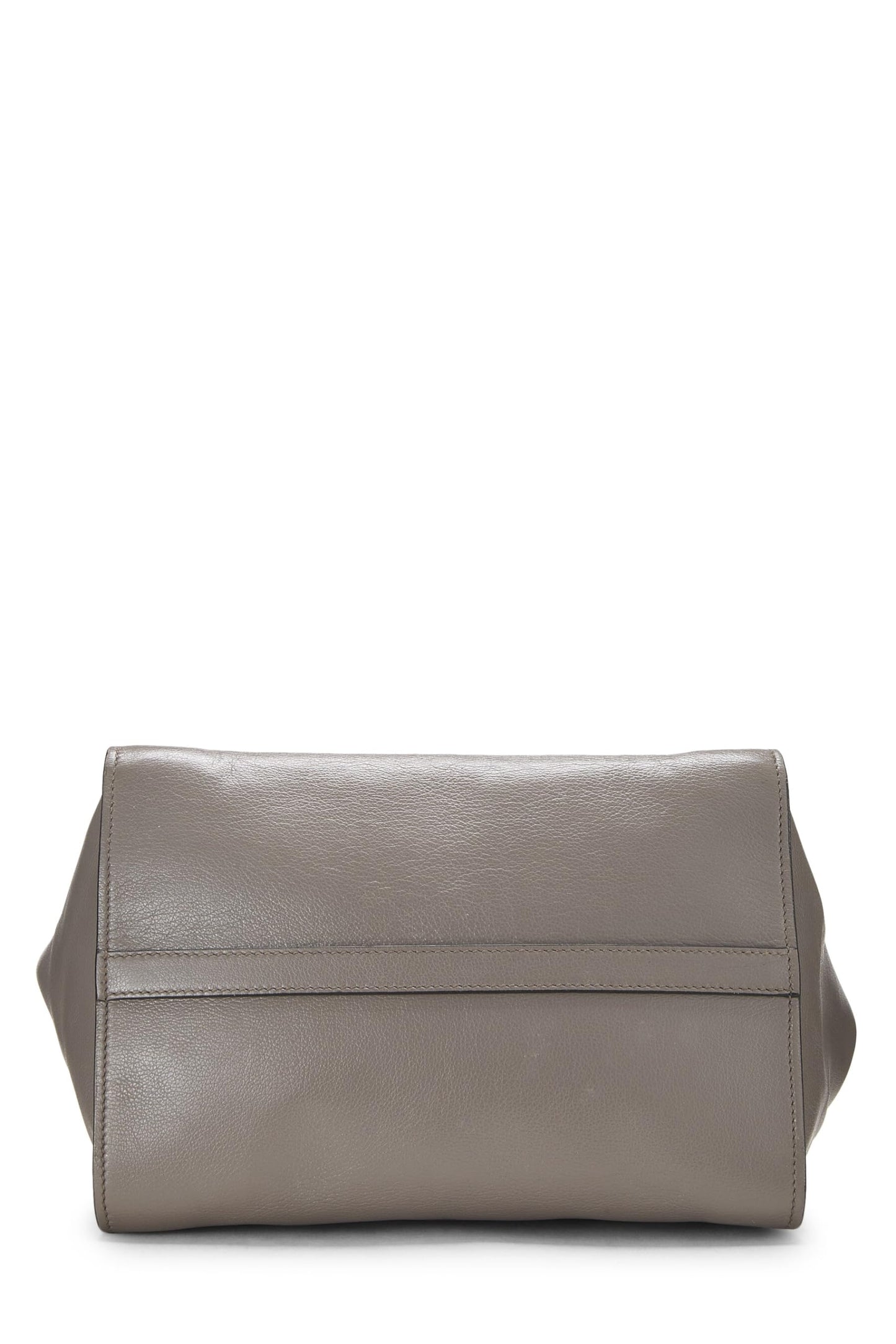 Prada Grey Calfskin Trapeze Tote Grey Gray Tote Bag