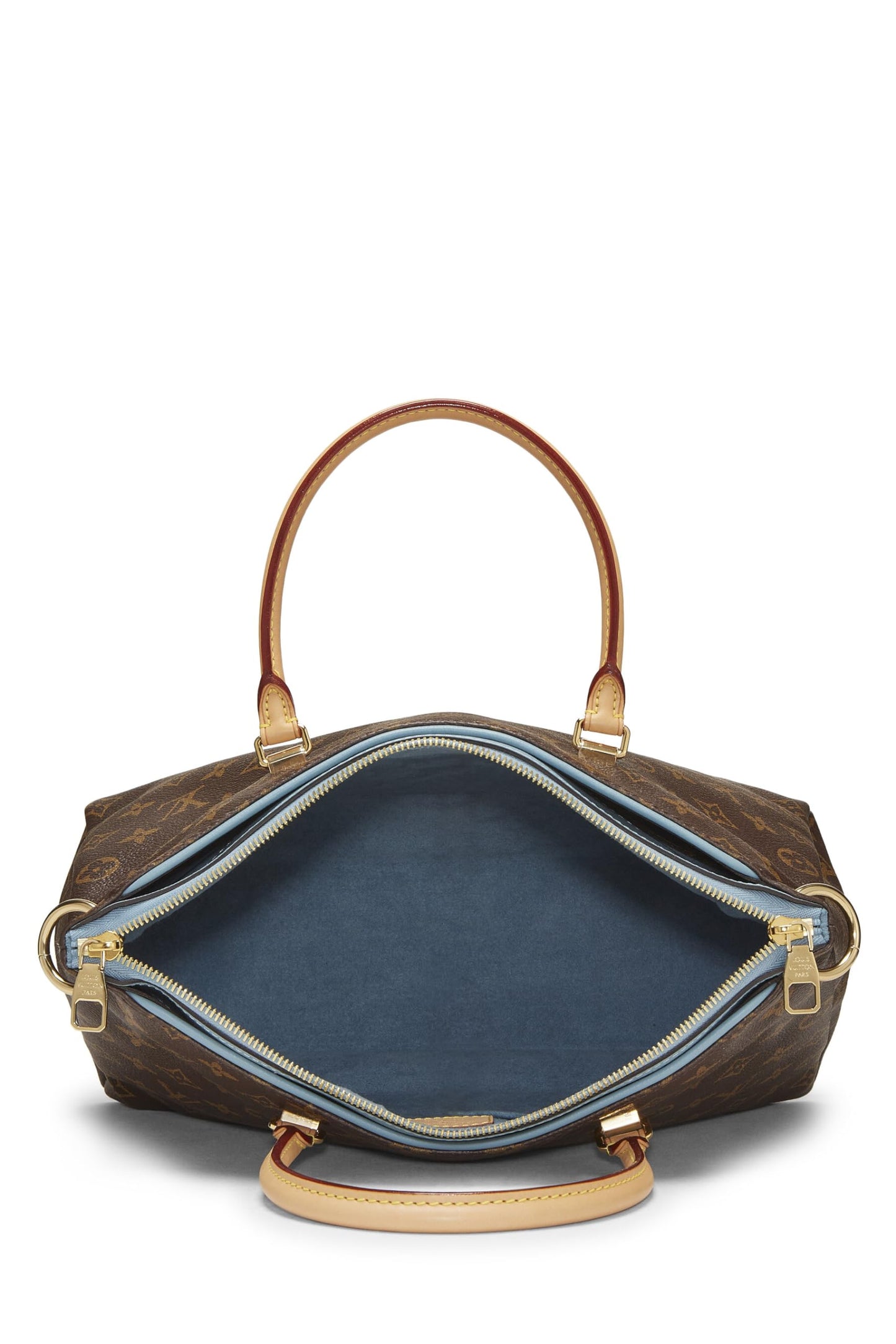 Louis Vuitton,  Blue Monogram Canvas Pallas, Blue
