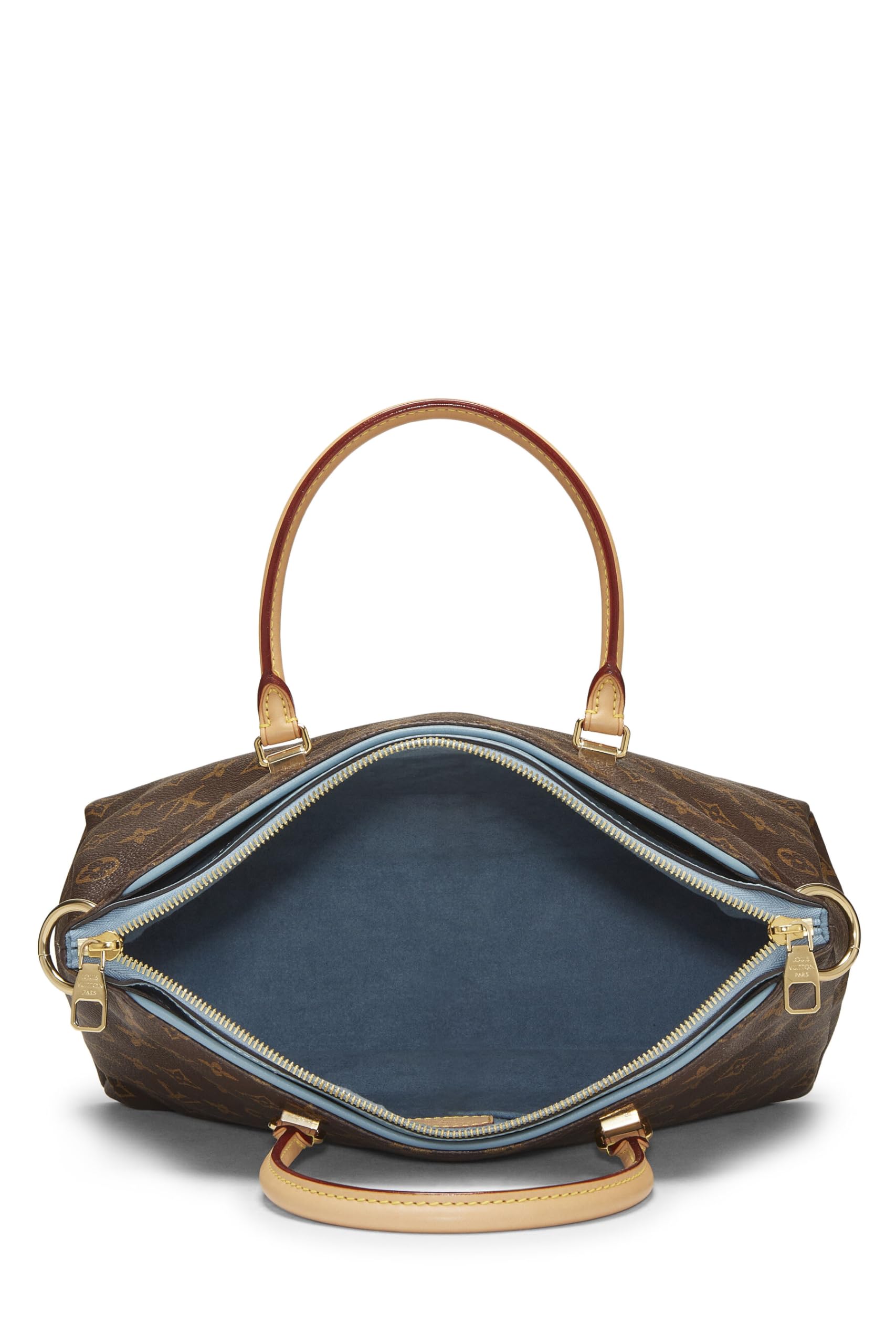 Louis Vuitton,  Blue Monogram Canvas Pallas, Blue