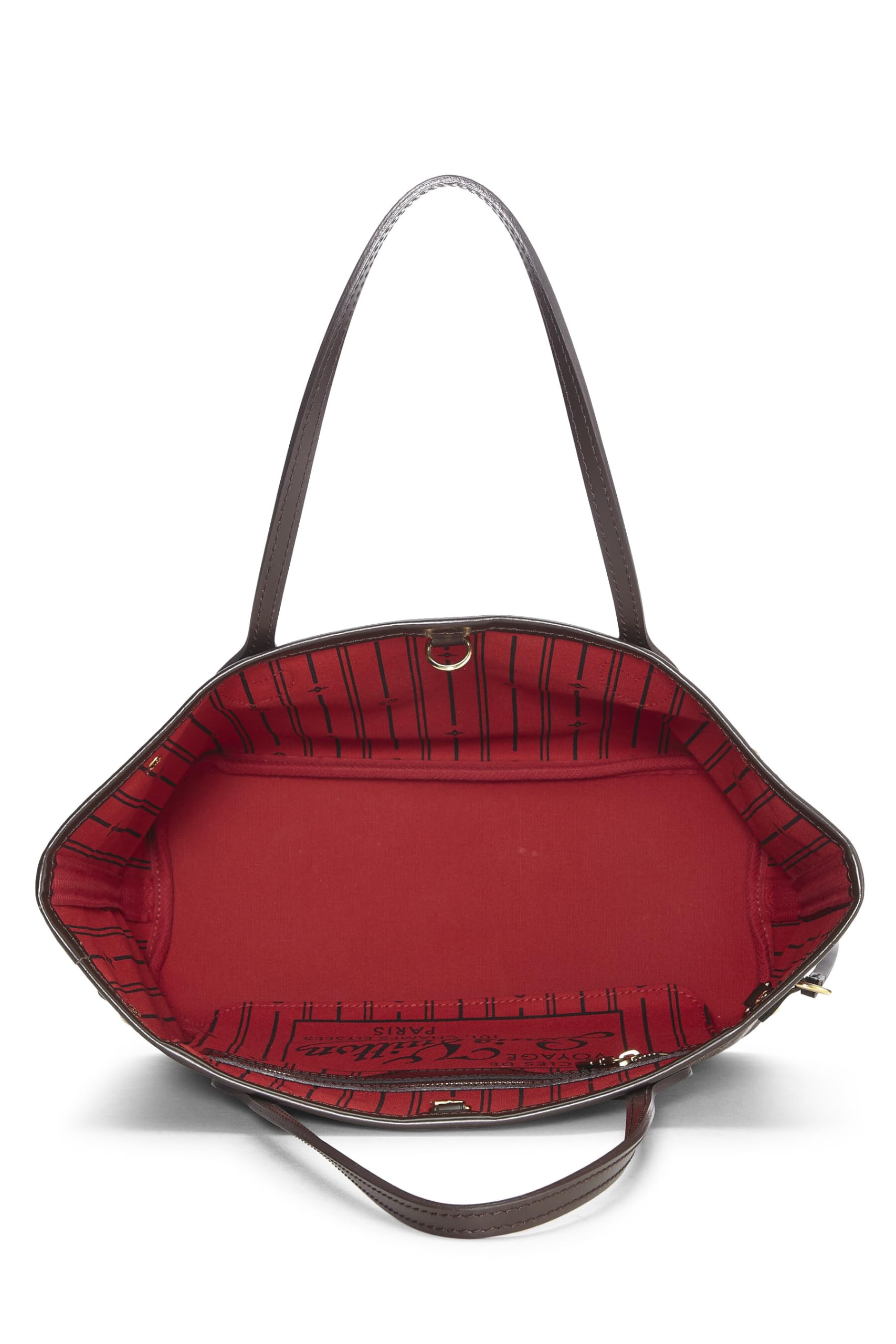 Louis Vuitton,  Damier Ebene Neverfull PM, Brown