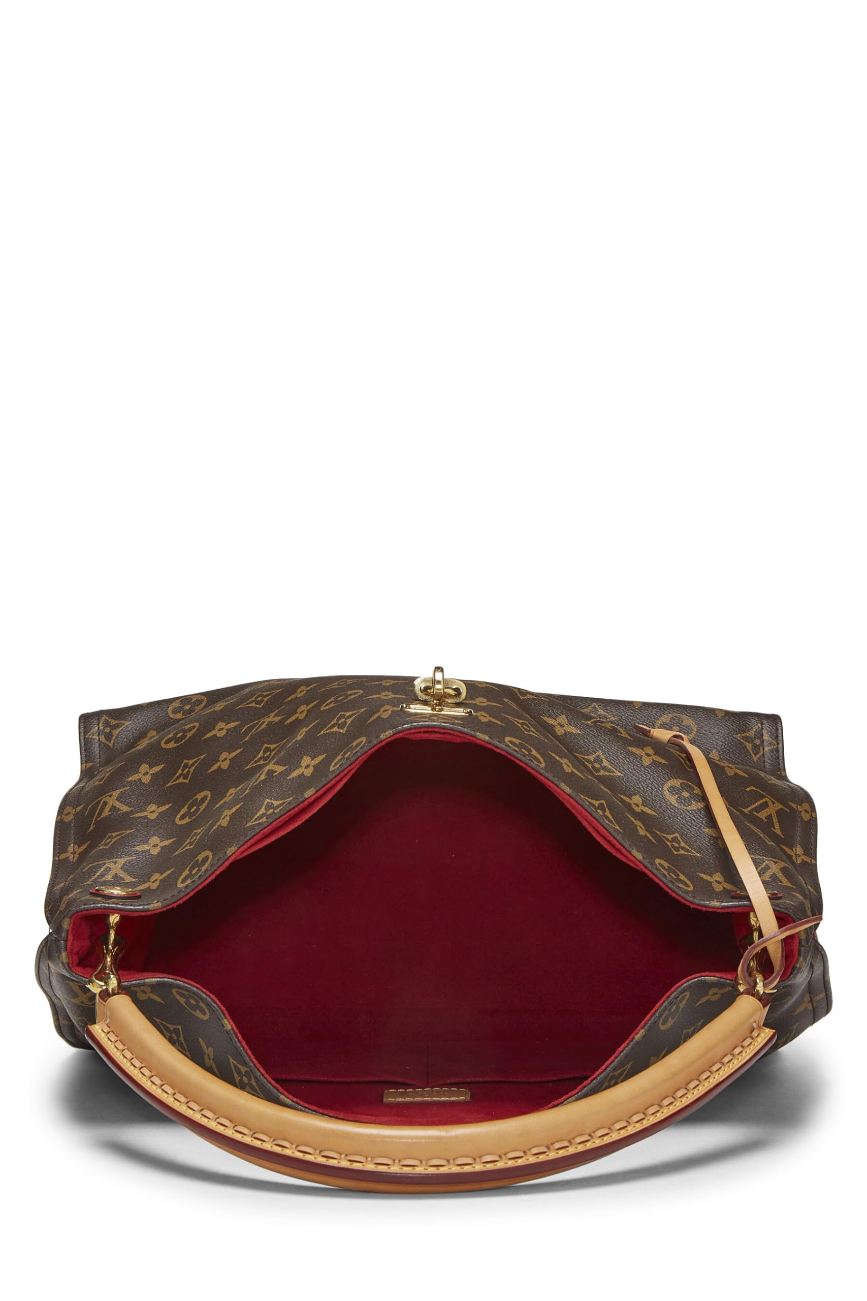 Louis Vuitton,  Red Monogram Canvas Gaia, Brown