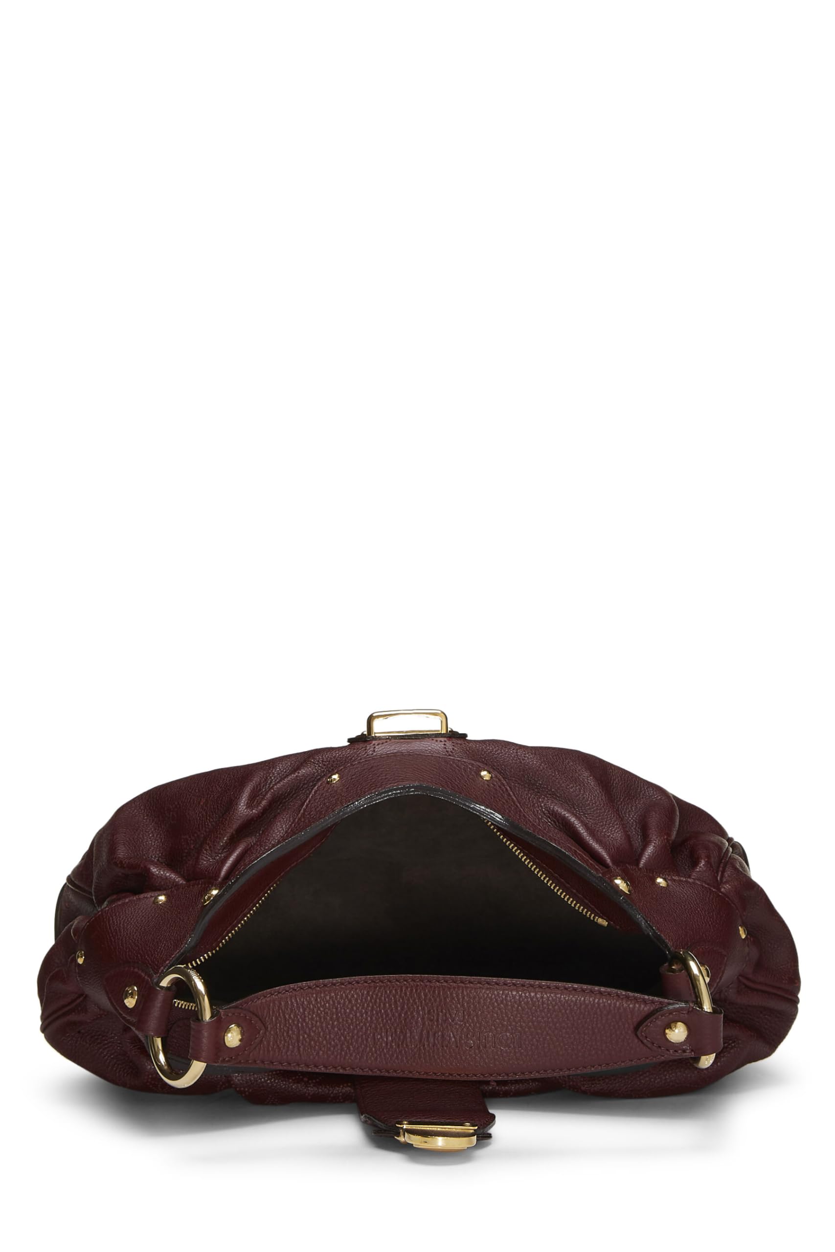 Louis Vuitton,  Burgundy Monogram Mahina Solar PM, Burgundy