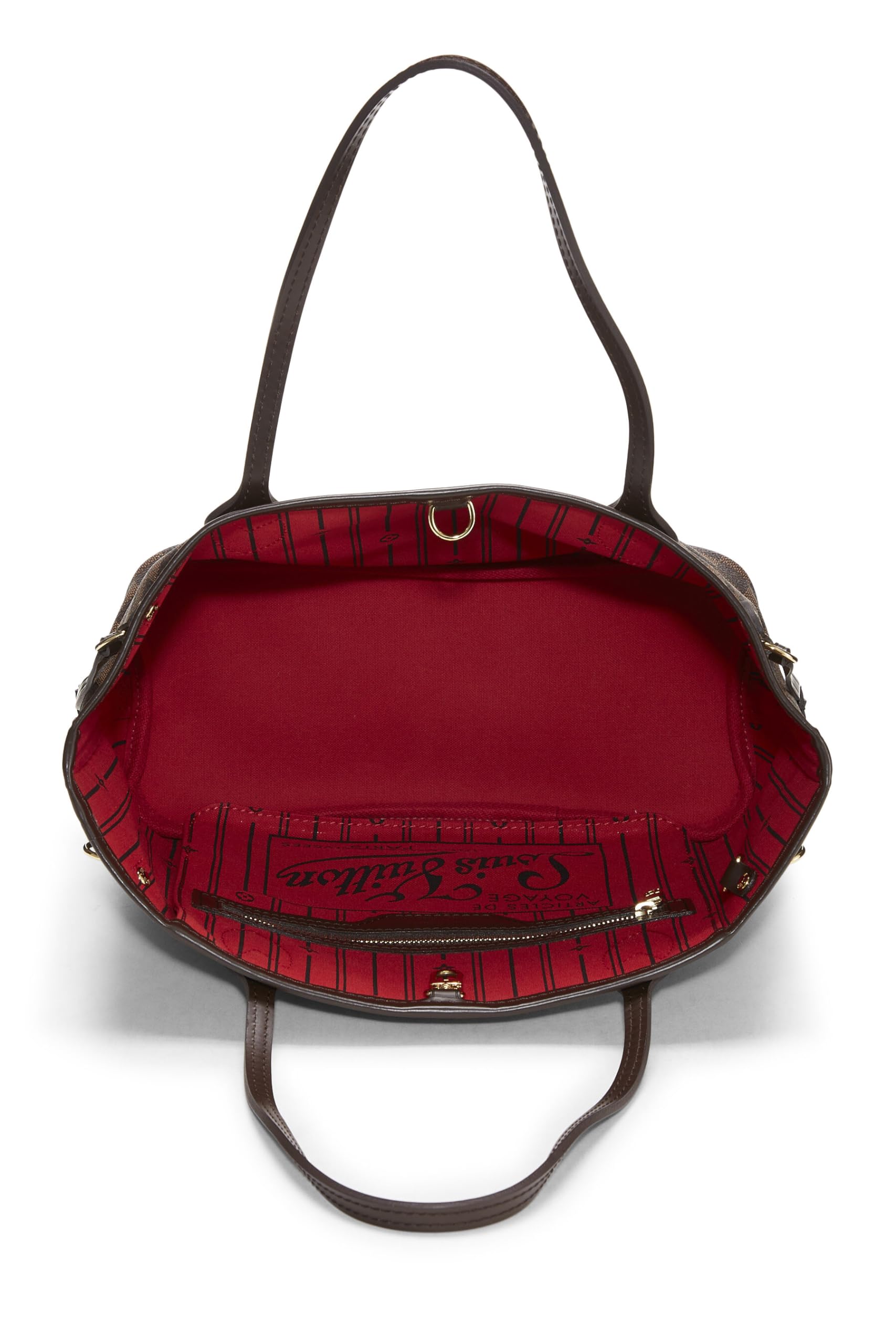 Louis Vuitton,  Damier Ebene Neverfull PM, Brown