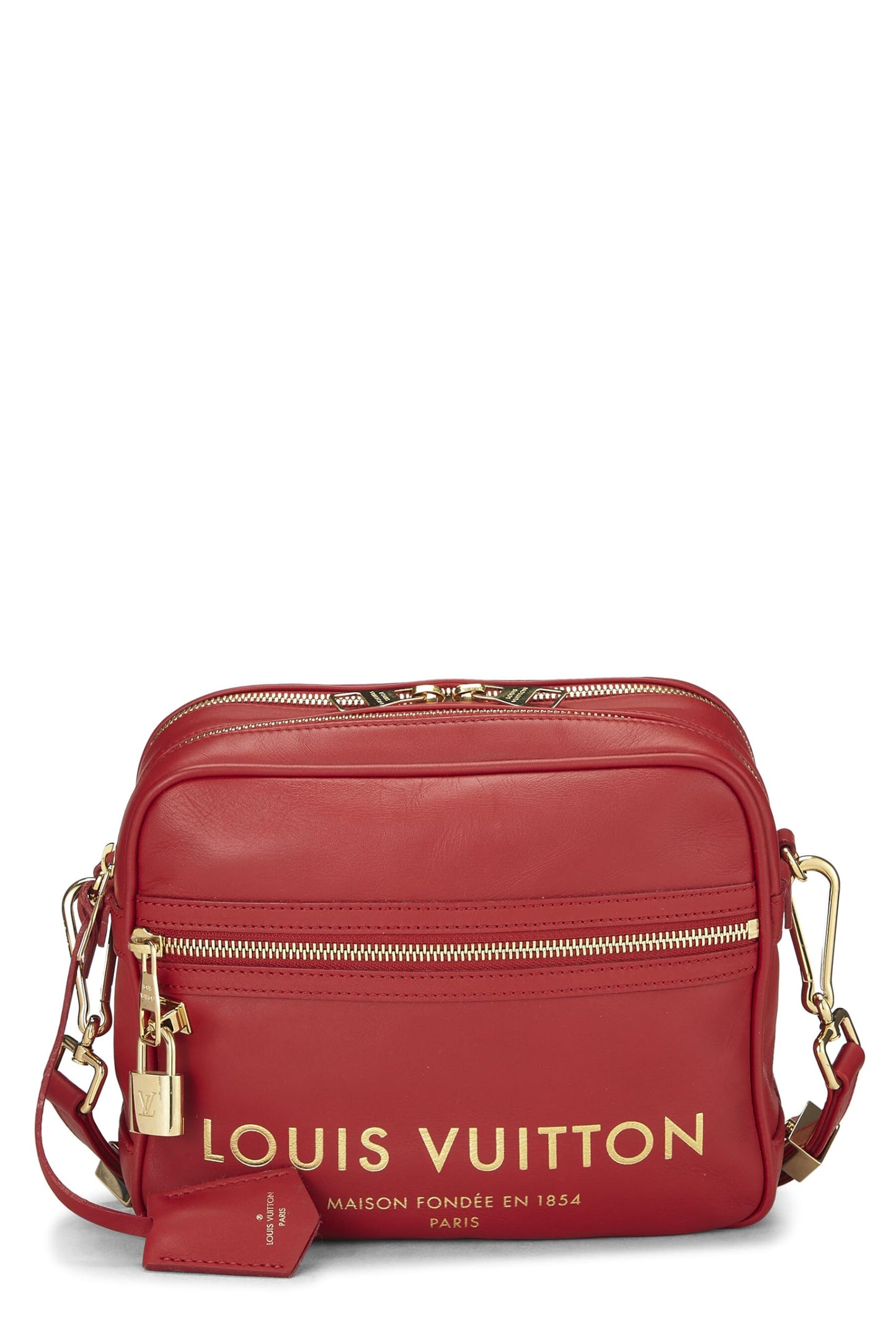 Louis Vuitton,  Red Leather Paname Takeoff, Red