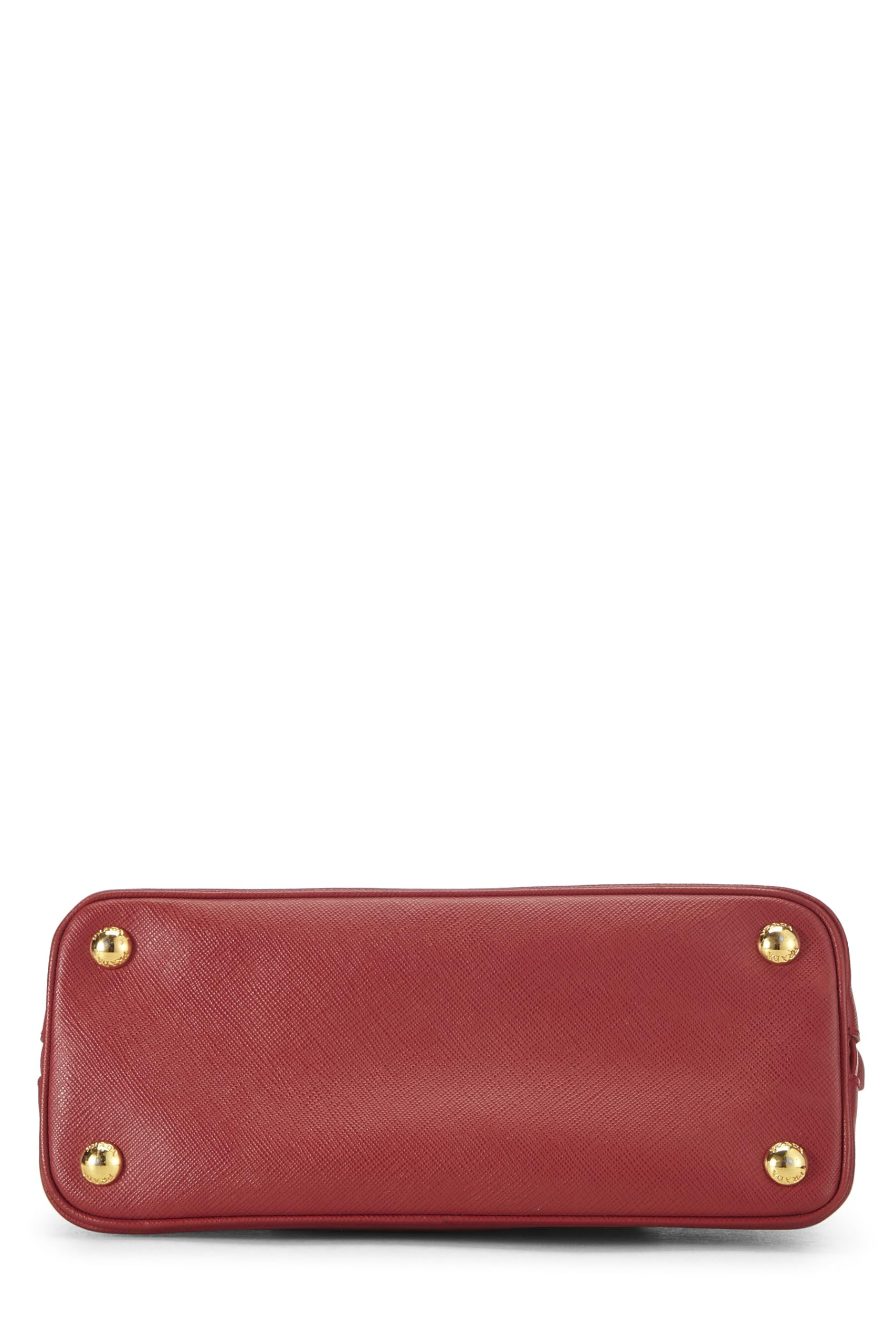 Prada Promenade Luxury Handbag Saffiano Red Mini Travel Bag