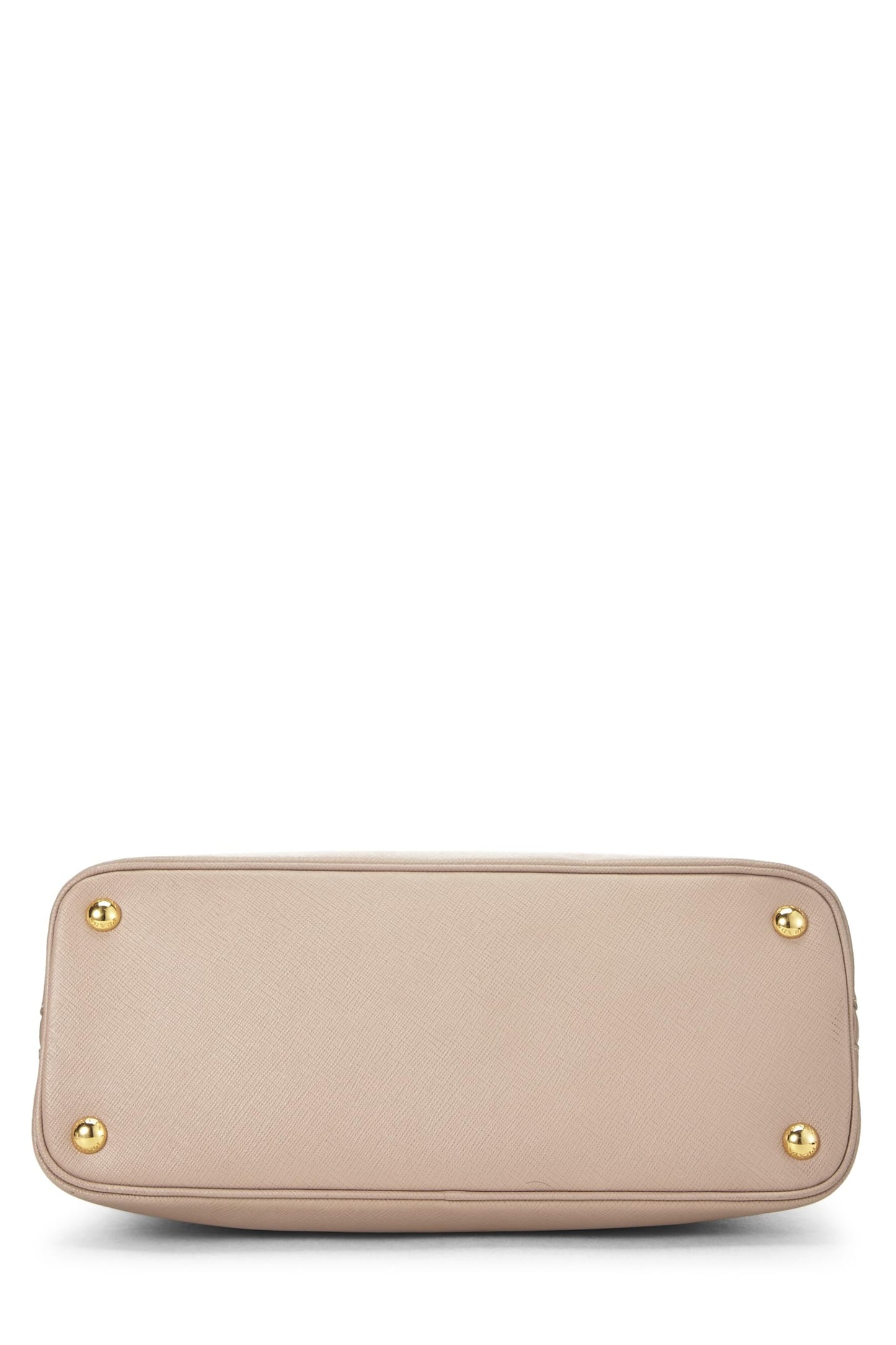 Prada Convertible Handbag Saffiano Beige Small Travel Bag