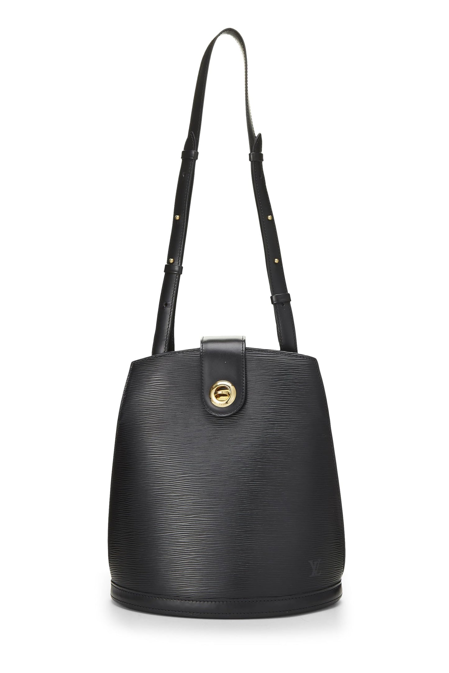 Louis Vuitton,  Black Epi Cluny, Black