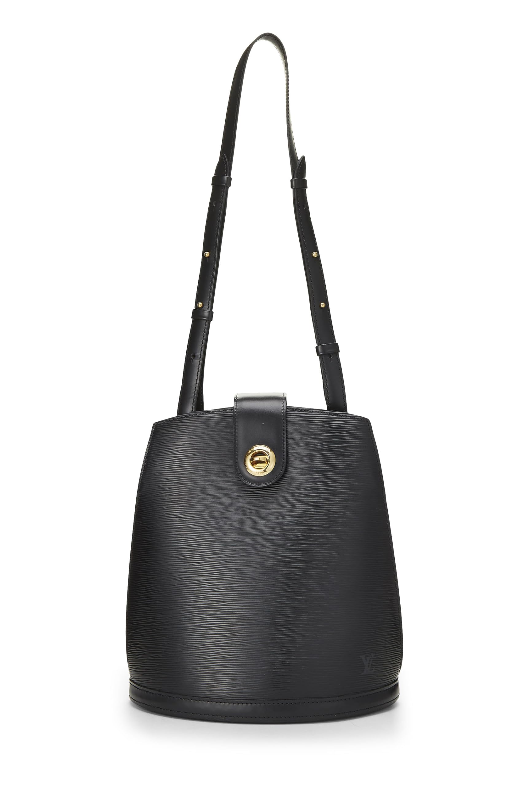 Louis Vuitton,  Black Epi Cluny, Black