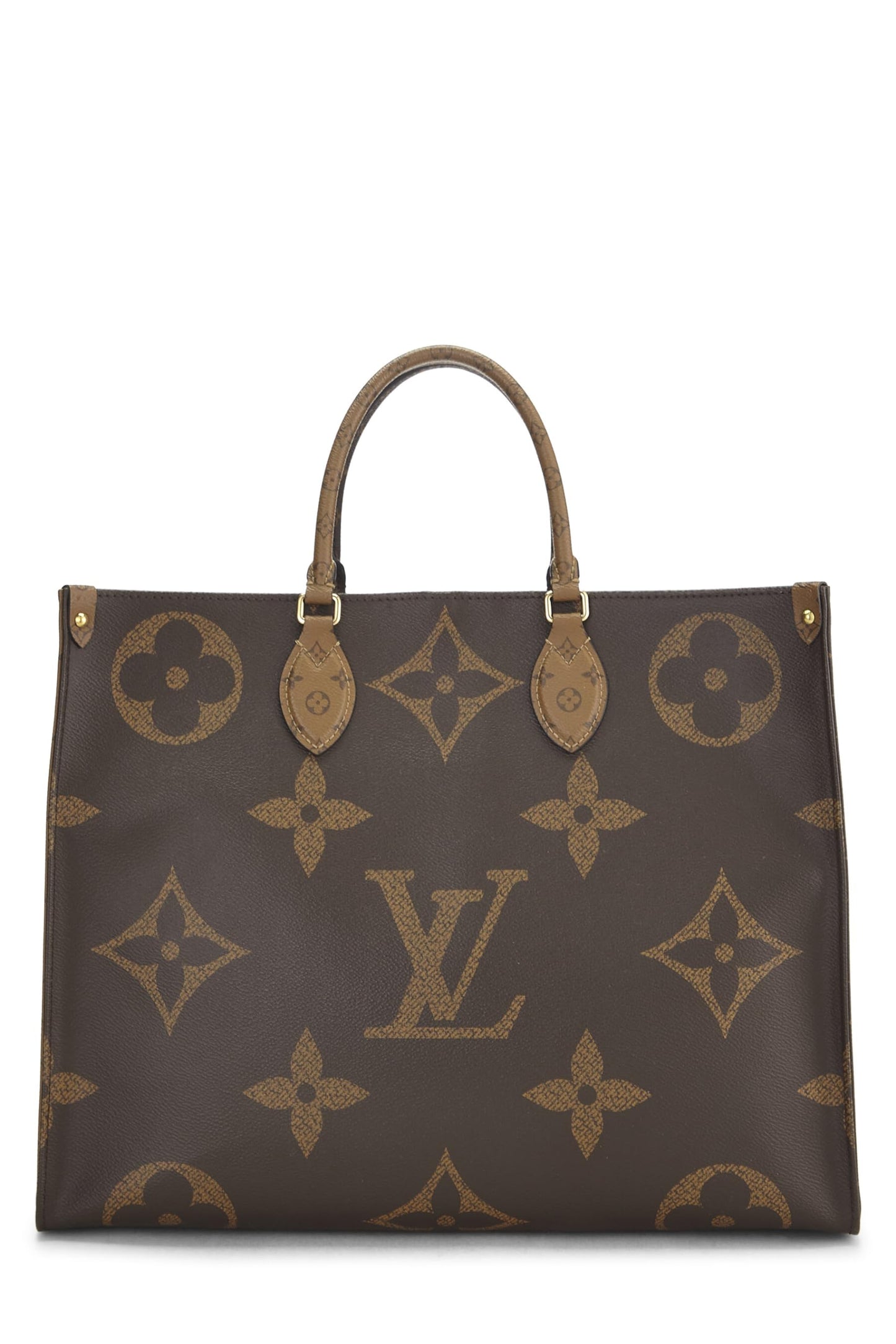 Louis Vuitton,  Monogram Reversed Giant On The Go GM, Brown