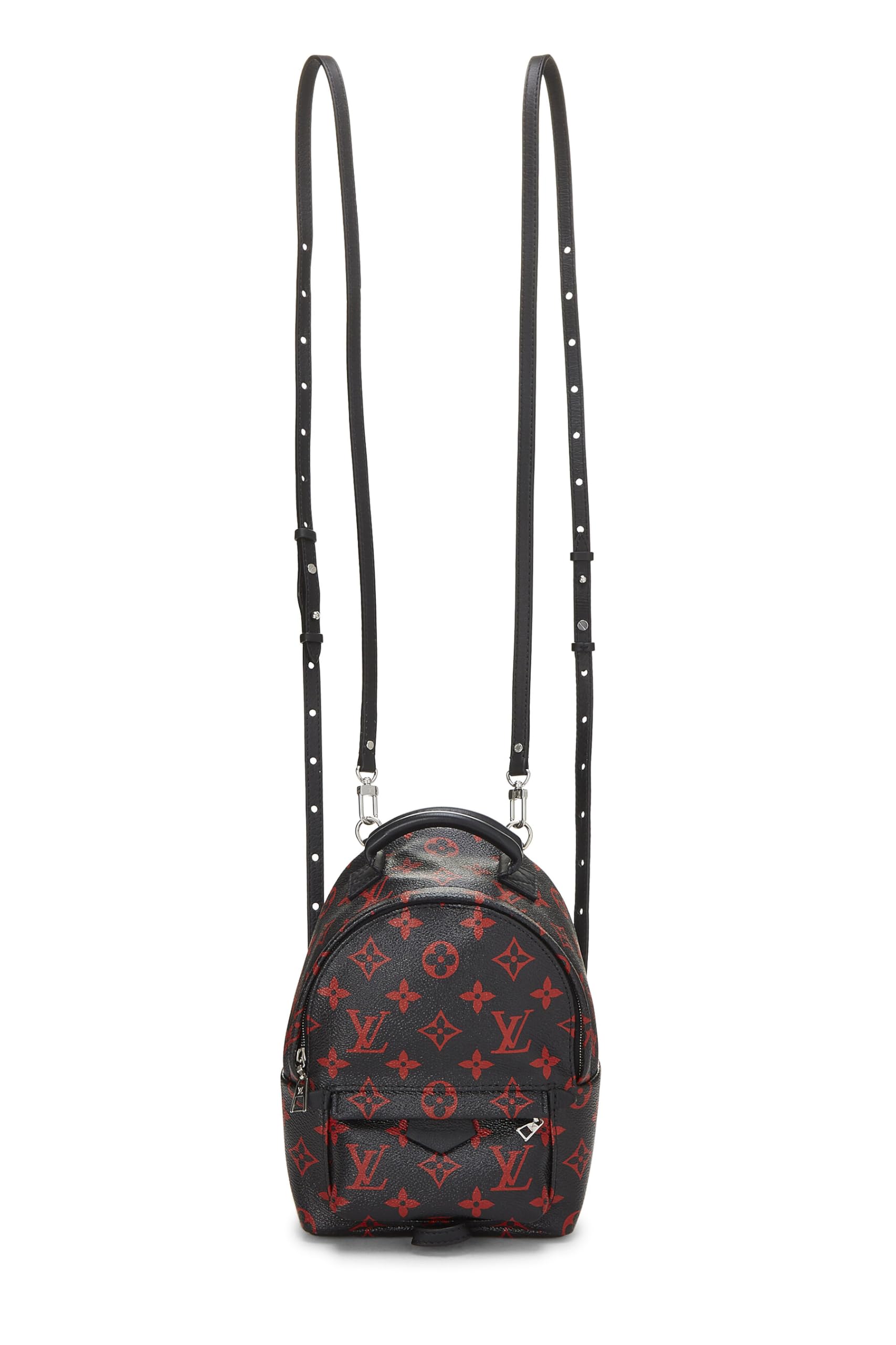 Louis Vuitton,  Limited Edition Monogram Infrarouge Palm Springs Backpack Mini, Black