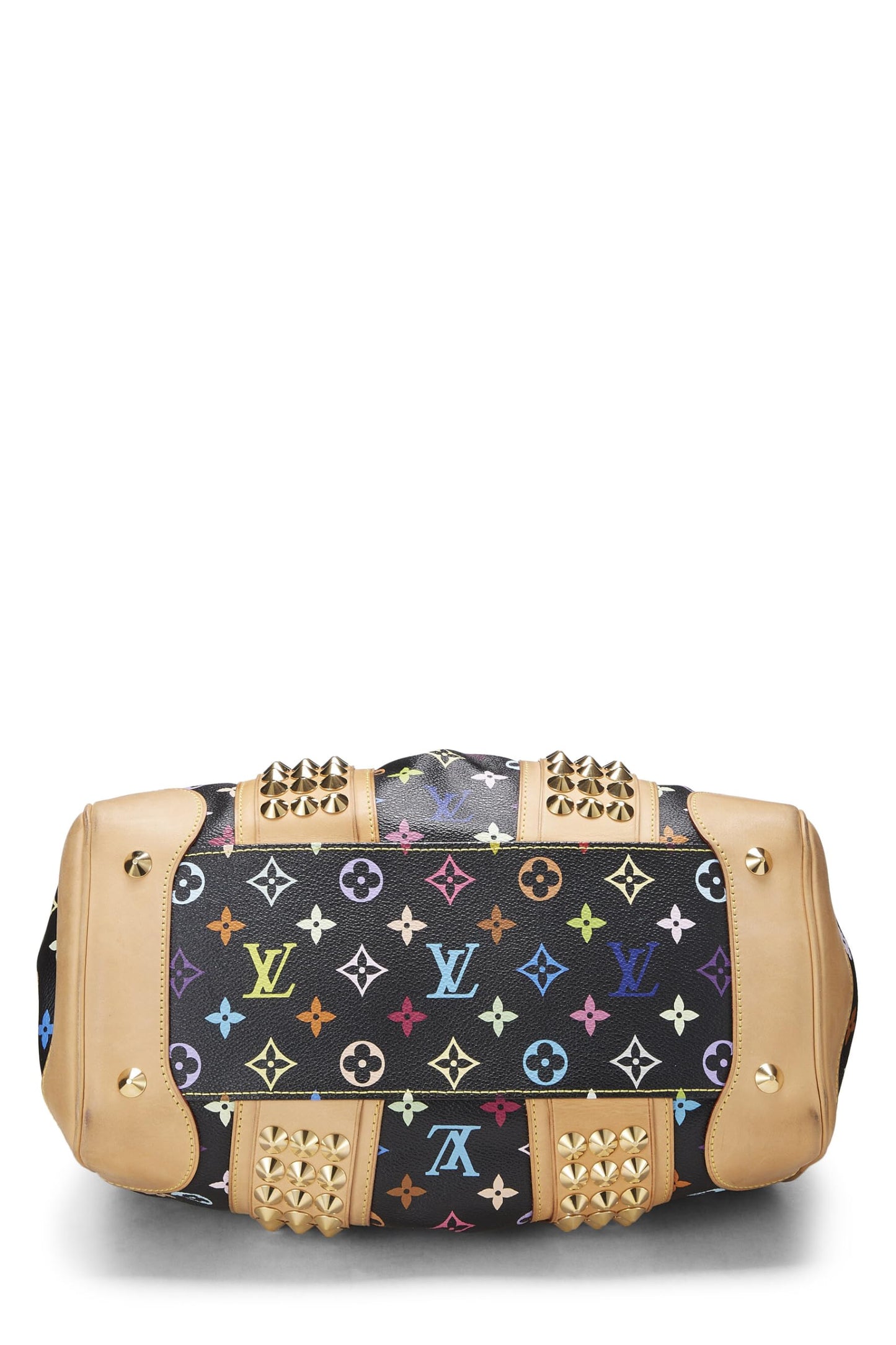 Louis Vuitton,  Takashi Murakami x Louis Vuitton Black Monogram Multicolore Courtney MM, Black
