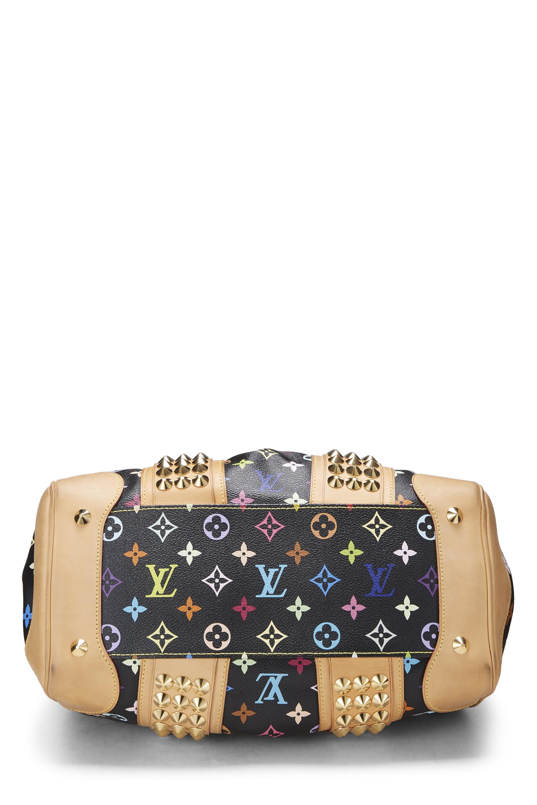 Louis Vuitton,  Takashi Murakami x Louis Vuitton Black Monogram Multicolore Courtney MM, Black