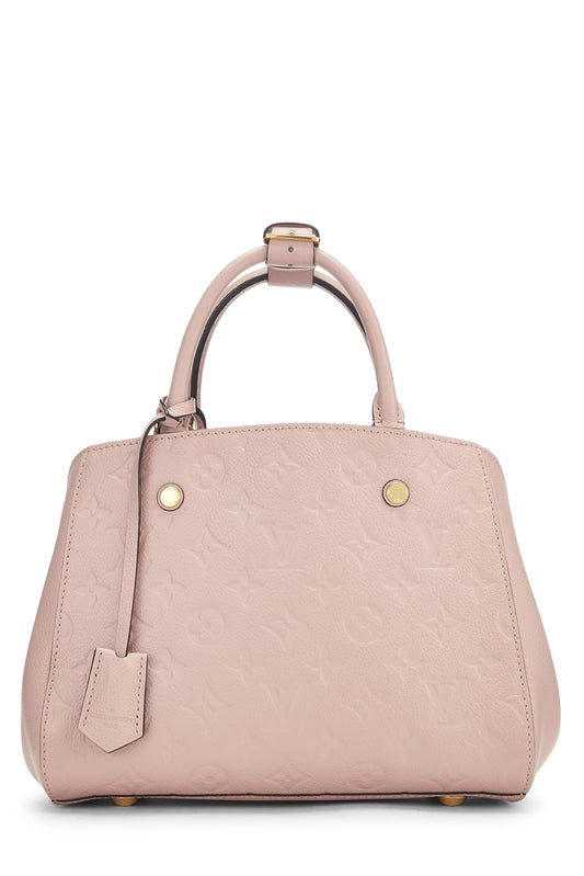 Louis Vuitton,  Pink Monogram Empreinte Montaigne, Pink