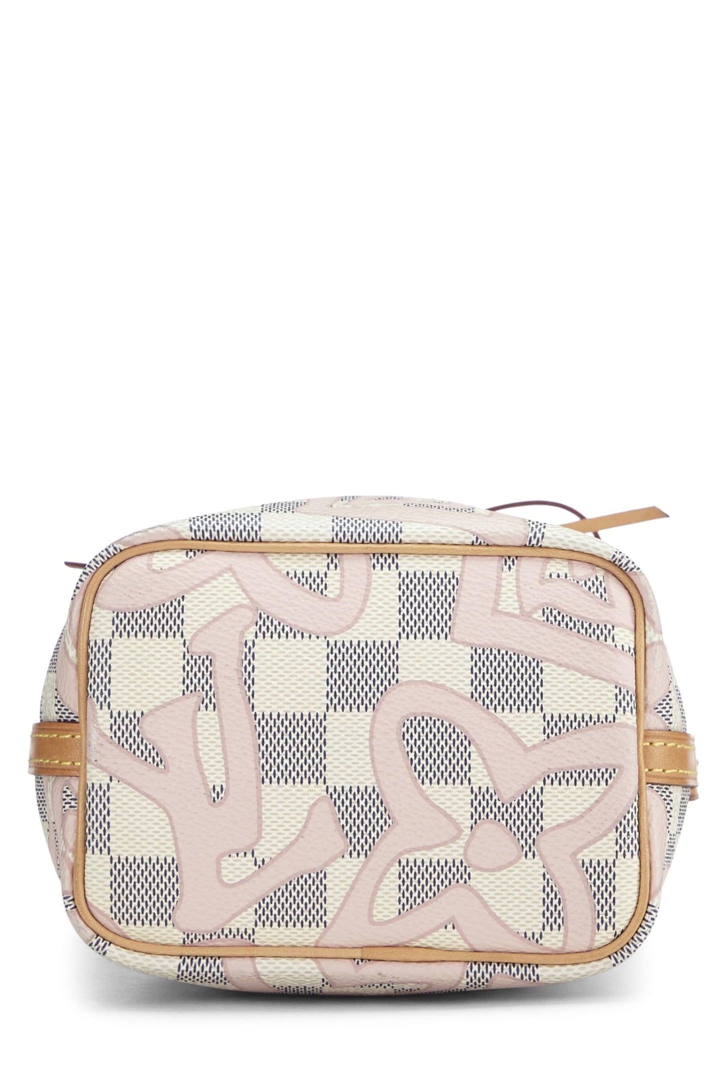 Louis Vuitton,  Pink Summer Spirit Damier Azur Tahitienne Noé Nano, White