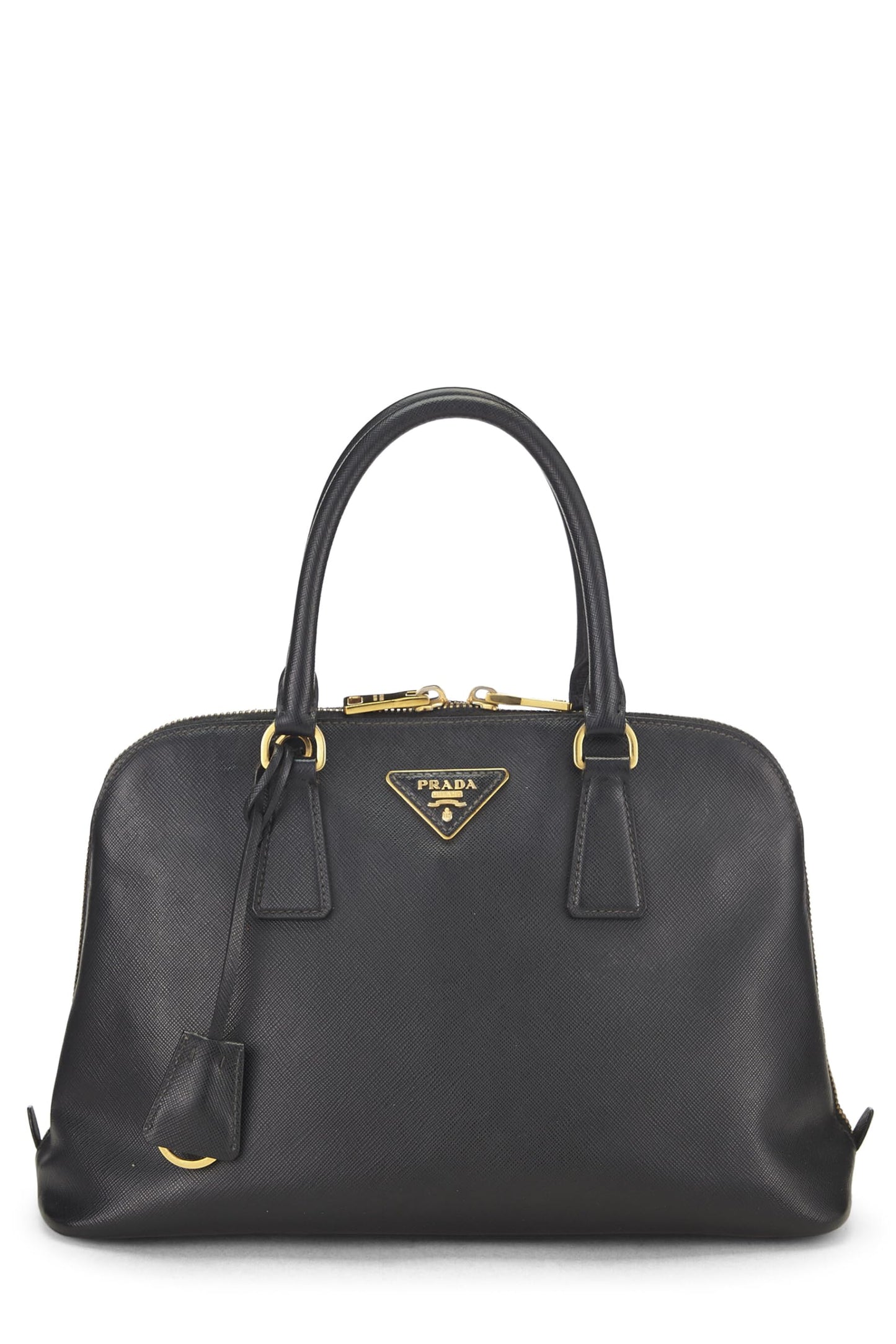 Prada Promenade Luxury Handbag Saffiano Black Small Travel Bag