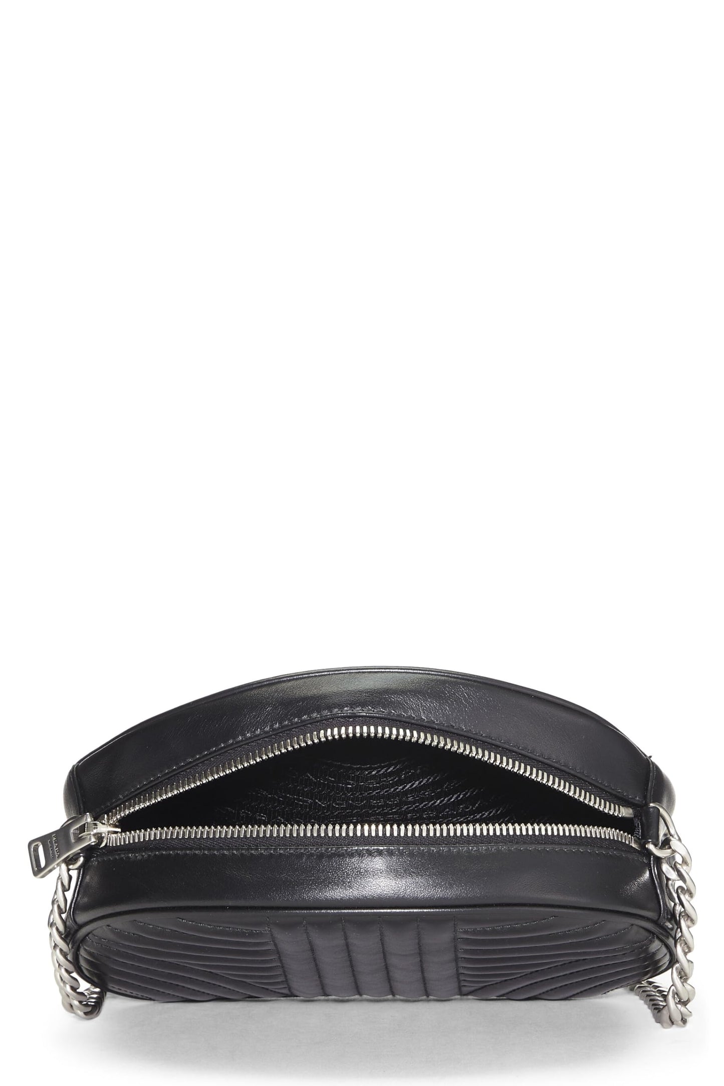 Prada Calfskin Diagramme Crossbody Black Crossbody Bag