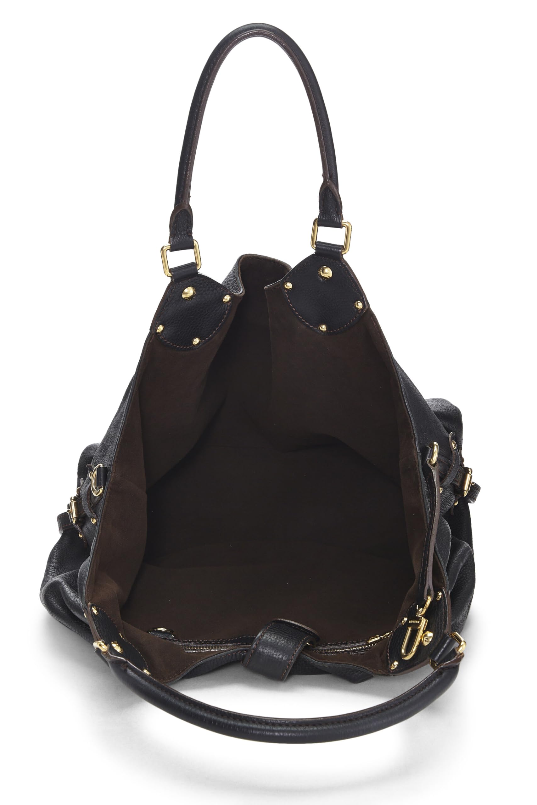 Louis Vuitton,  Black Monogram Mahina Large, Black