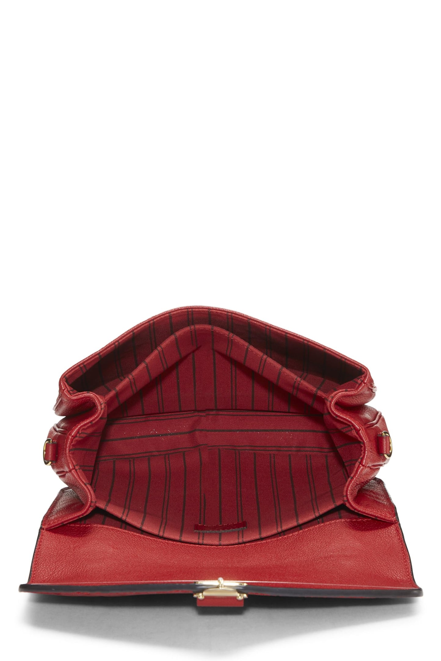 Louis Vuitton,  Cherry Monogram Empreinte Pochette Metis, Red