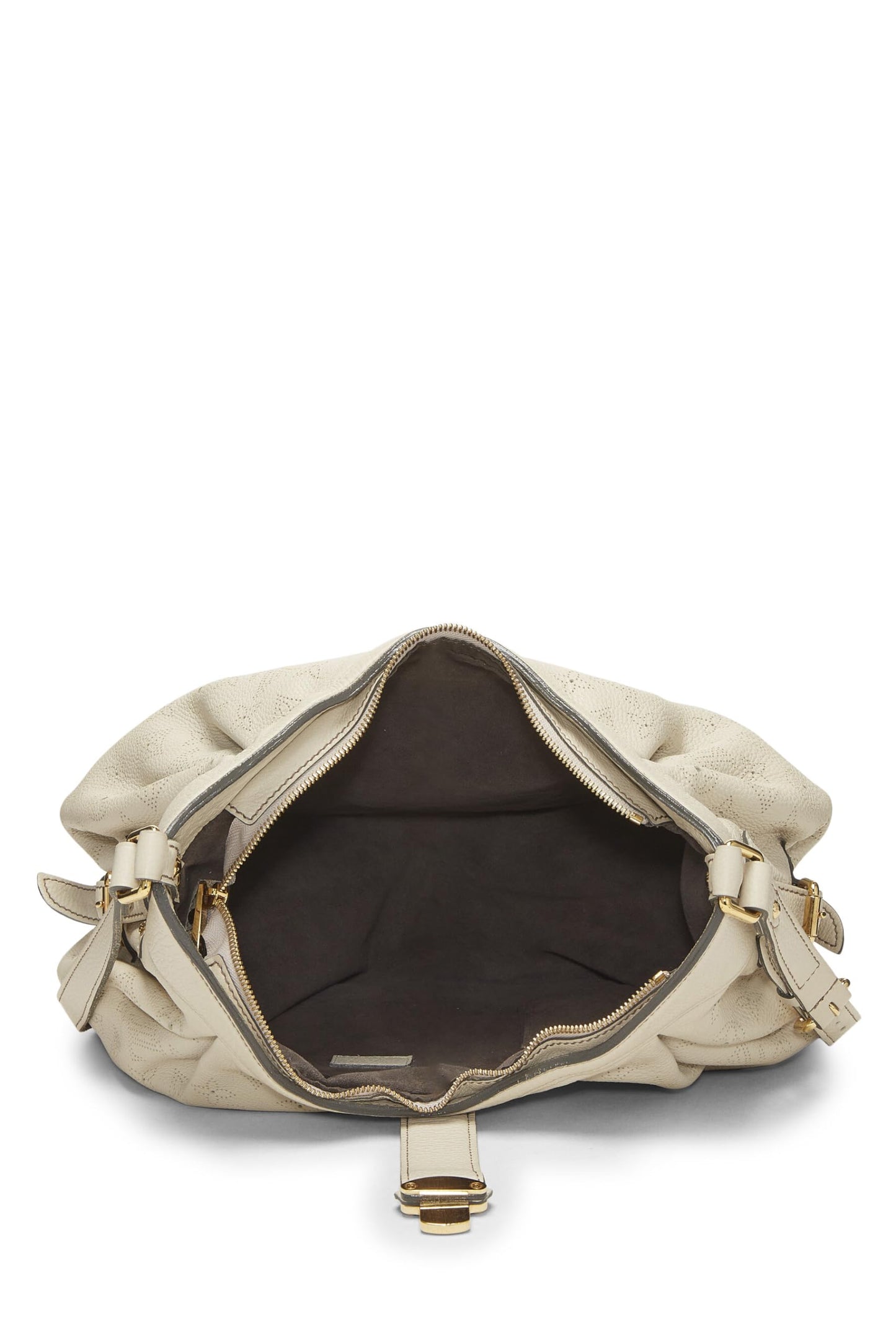 Louis Vuitton,  White Monogram Mahina Leather XS, White