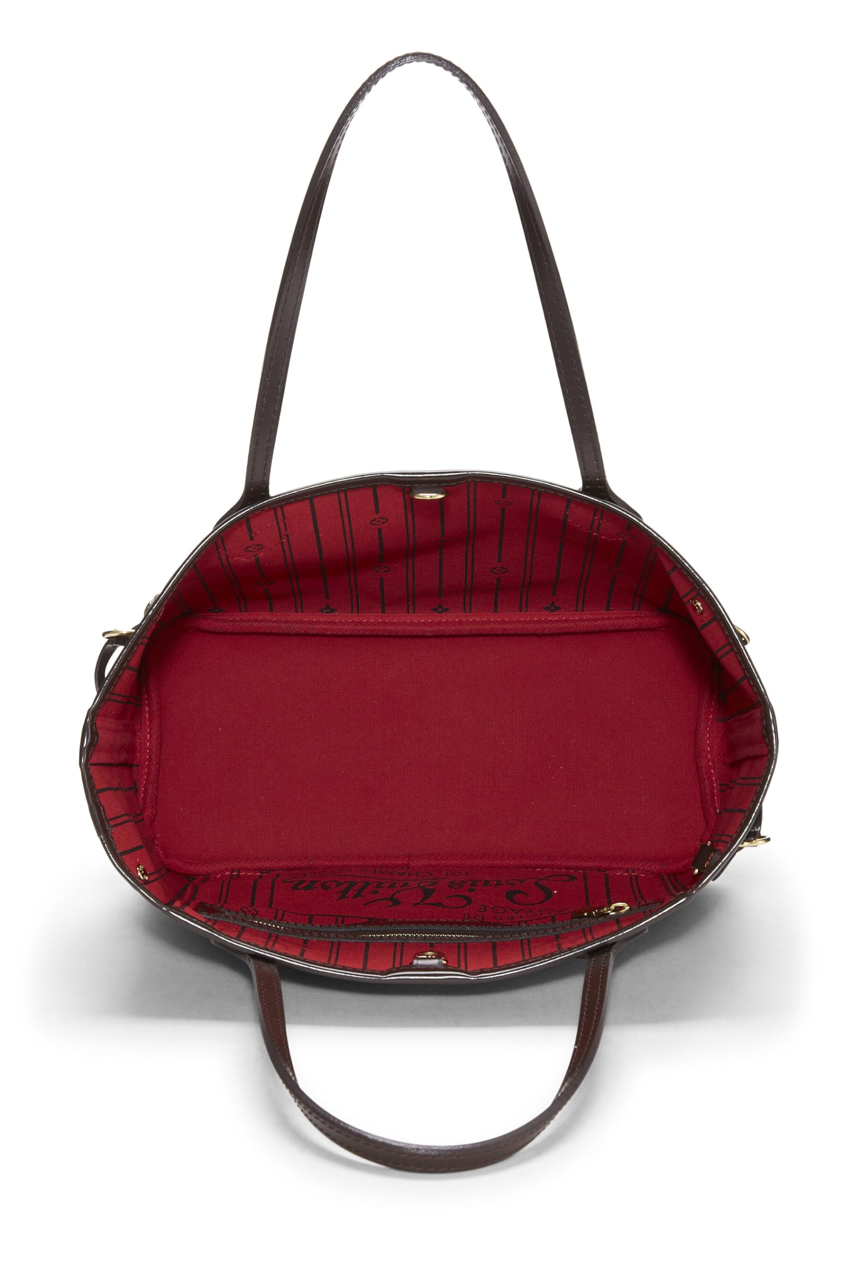 Louis Vuitton,  Damier Ebene Neverfull PM, Brown