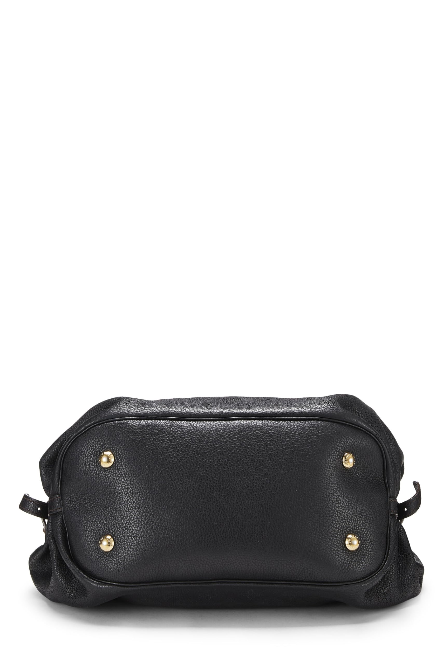 Louis Vuitton,  Black Monogram Mahina Large, Black