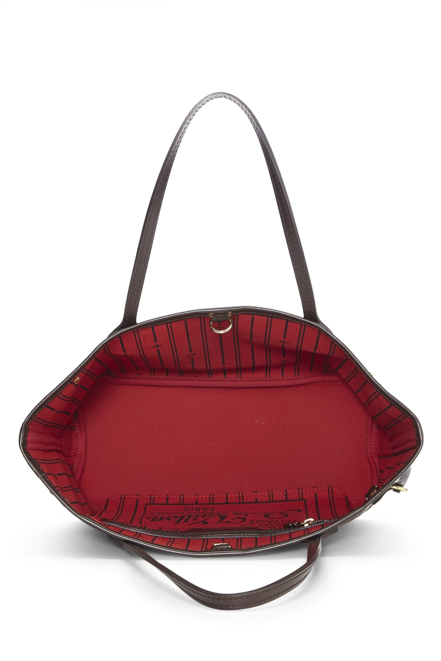 Louis Vuitton,  Damier Ebene Neverfull PM, Brown