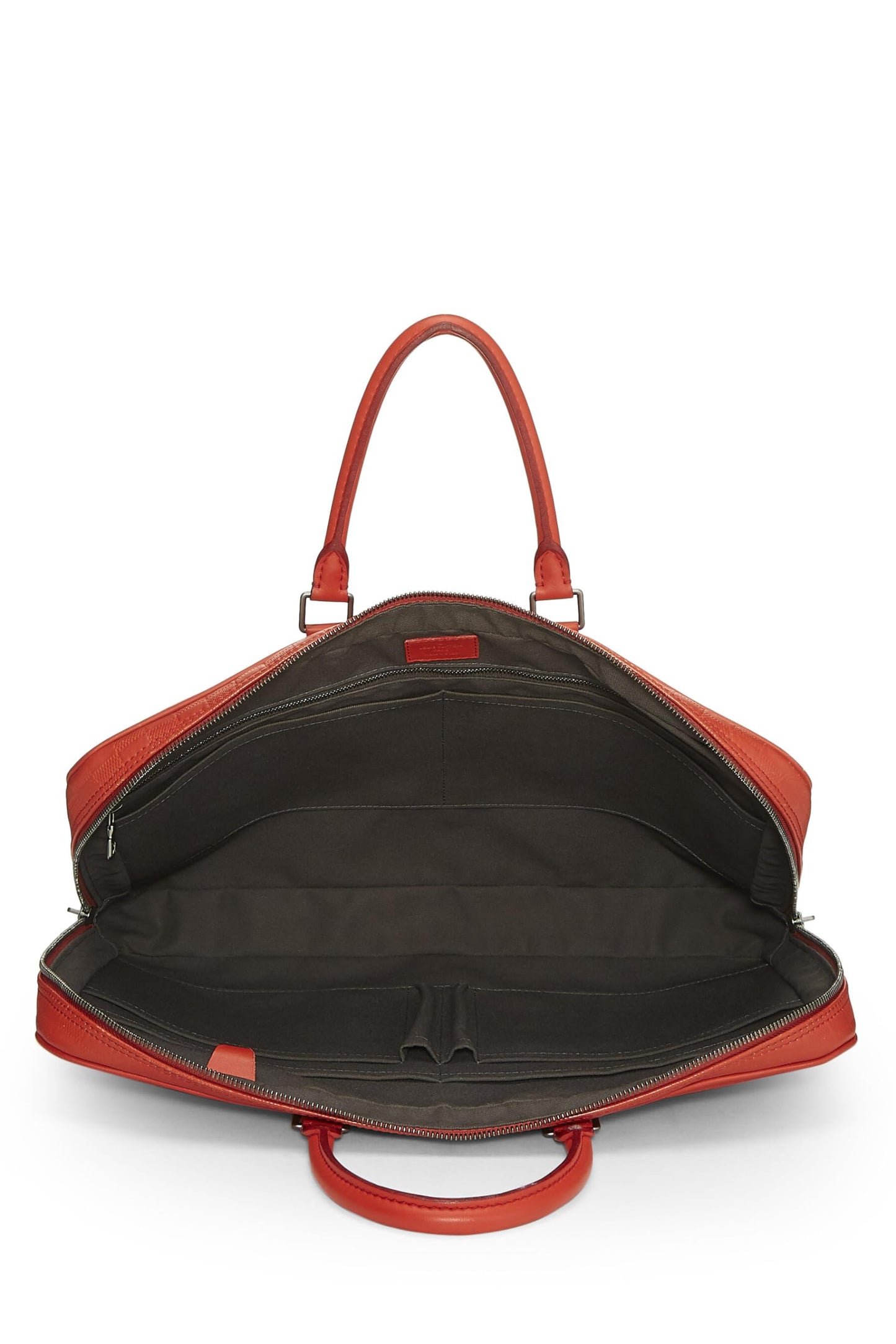 Louis Vuitton,  Orange Damier Infini Porte Documents Voyage, Orange