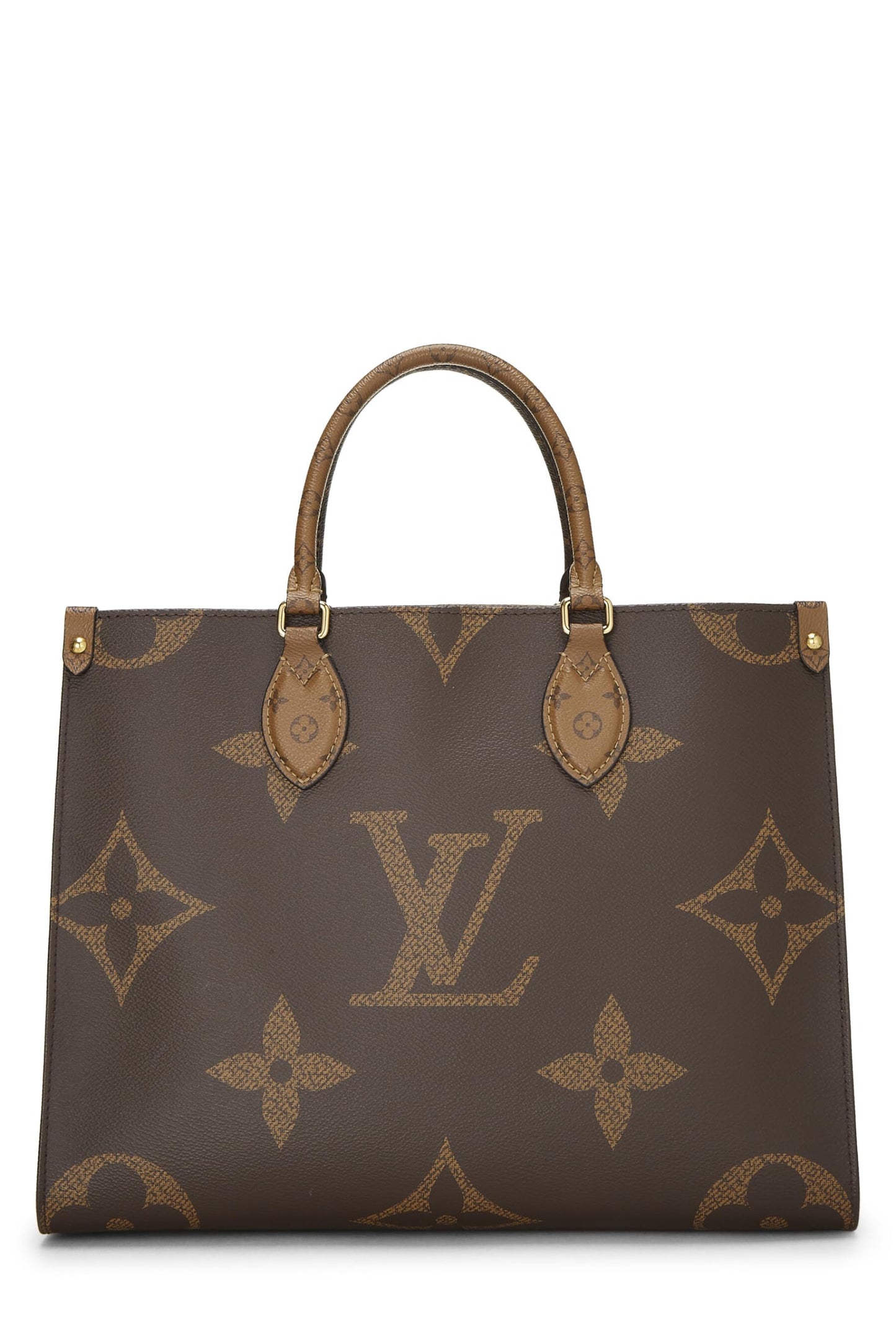 Louis Vuitton,  Brown Giant Monogram On The Go MM, Brown