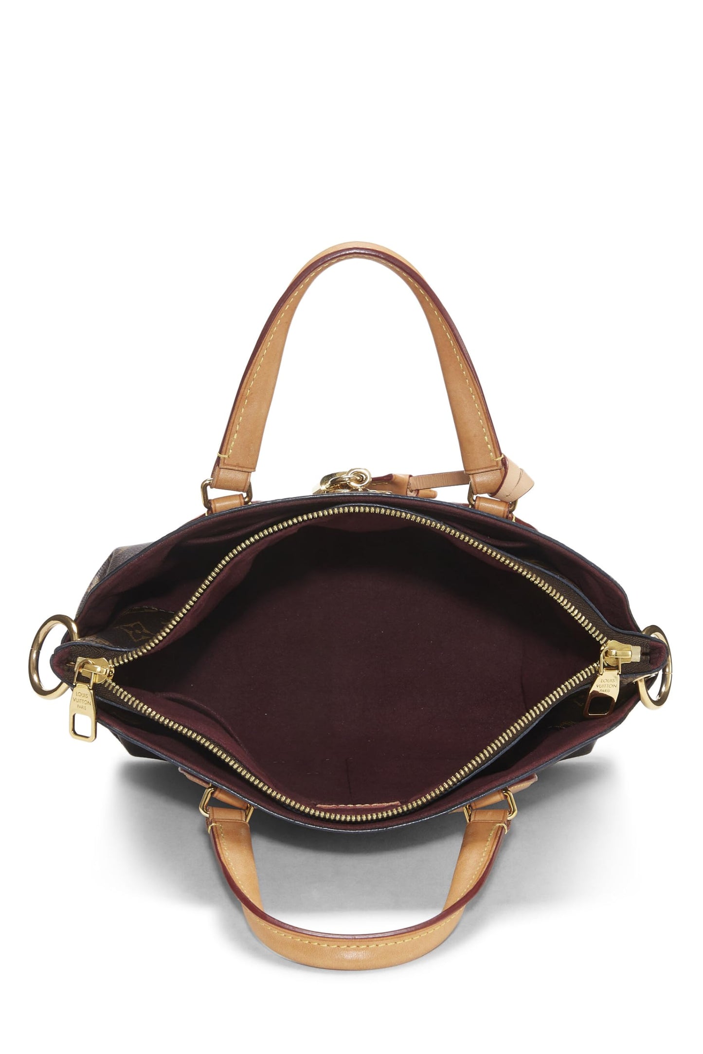 Louis Vuitton,  Monogram Canvas Flower Zip Tote PM, Brown