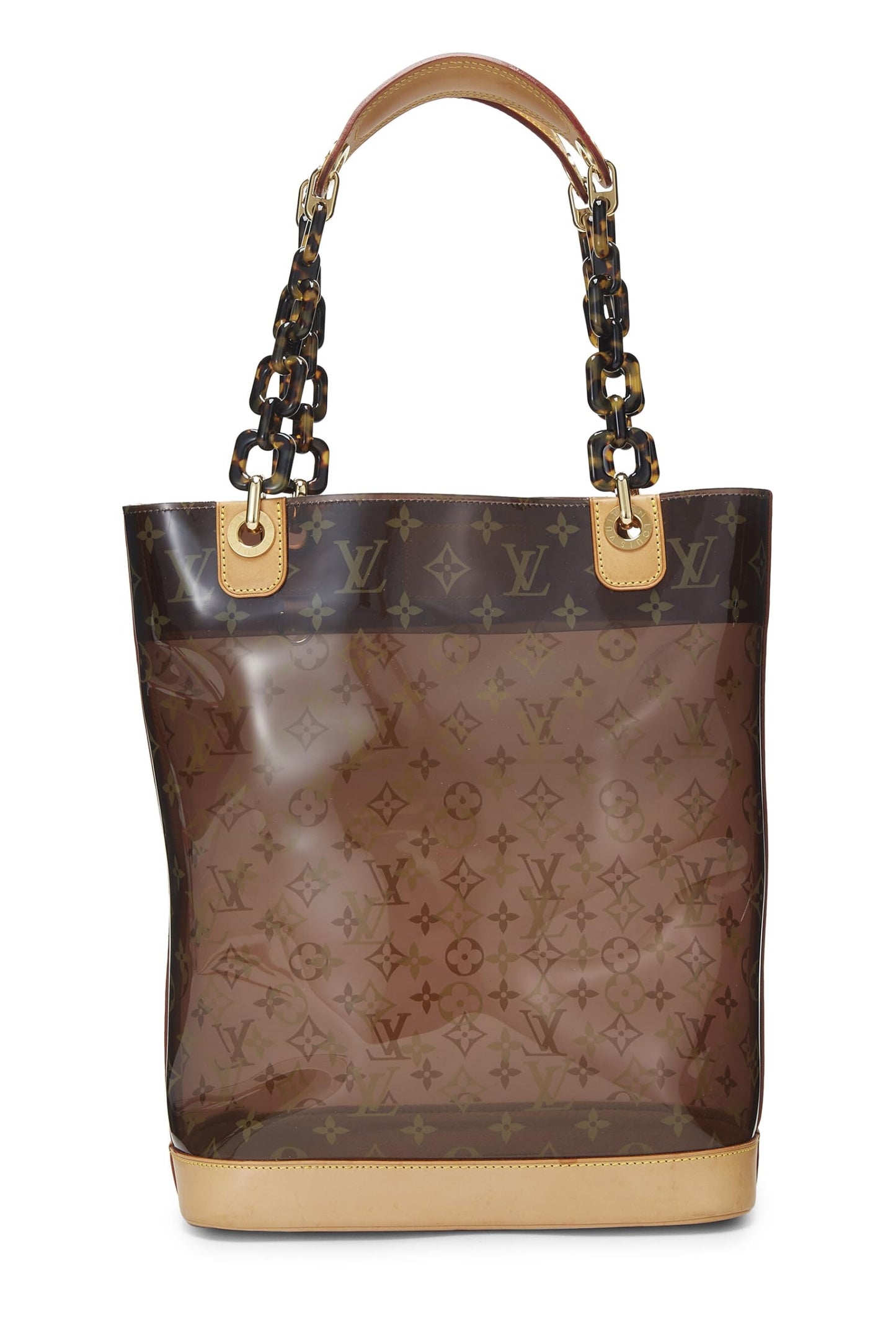 Louis Vuitton,  Monogram Ambre Vinyl Cabas MM, Brown