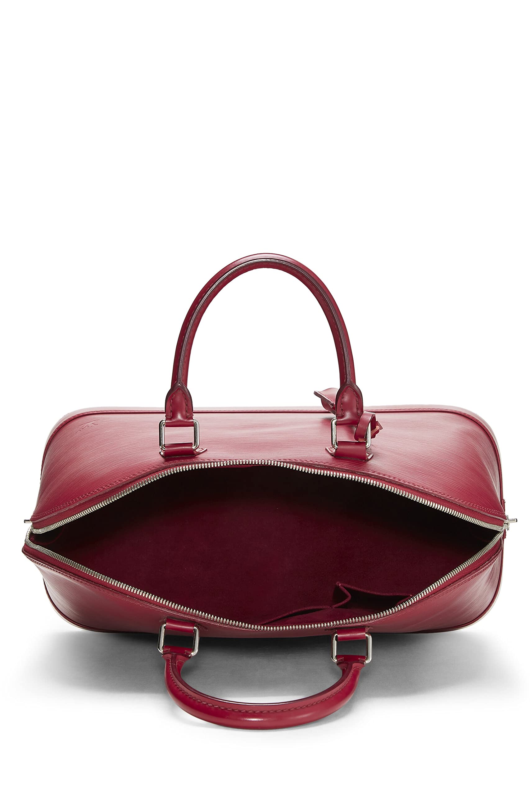 Louis Vuitton,  Burgundy Epi Alma GM, Red