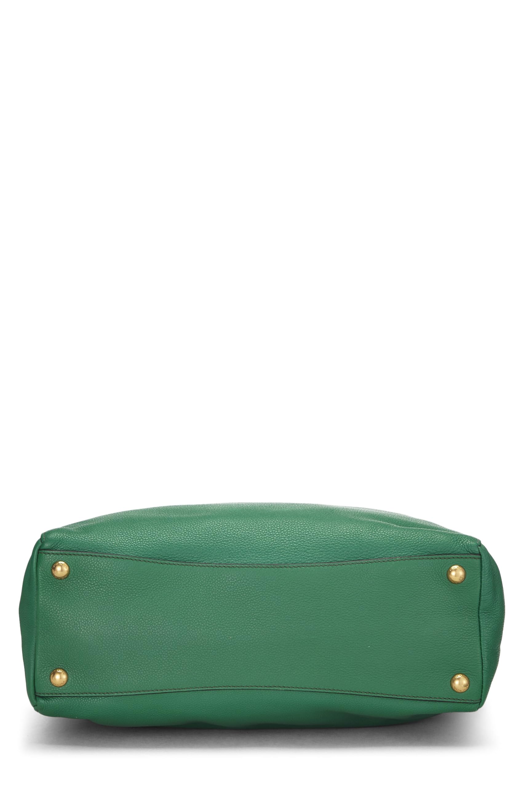 Prada Grain Tote Vitello Green Tote Bag