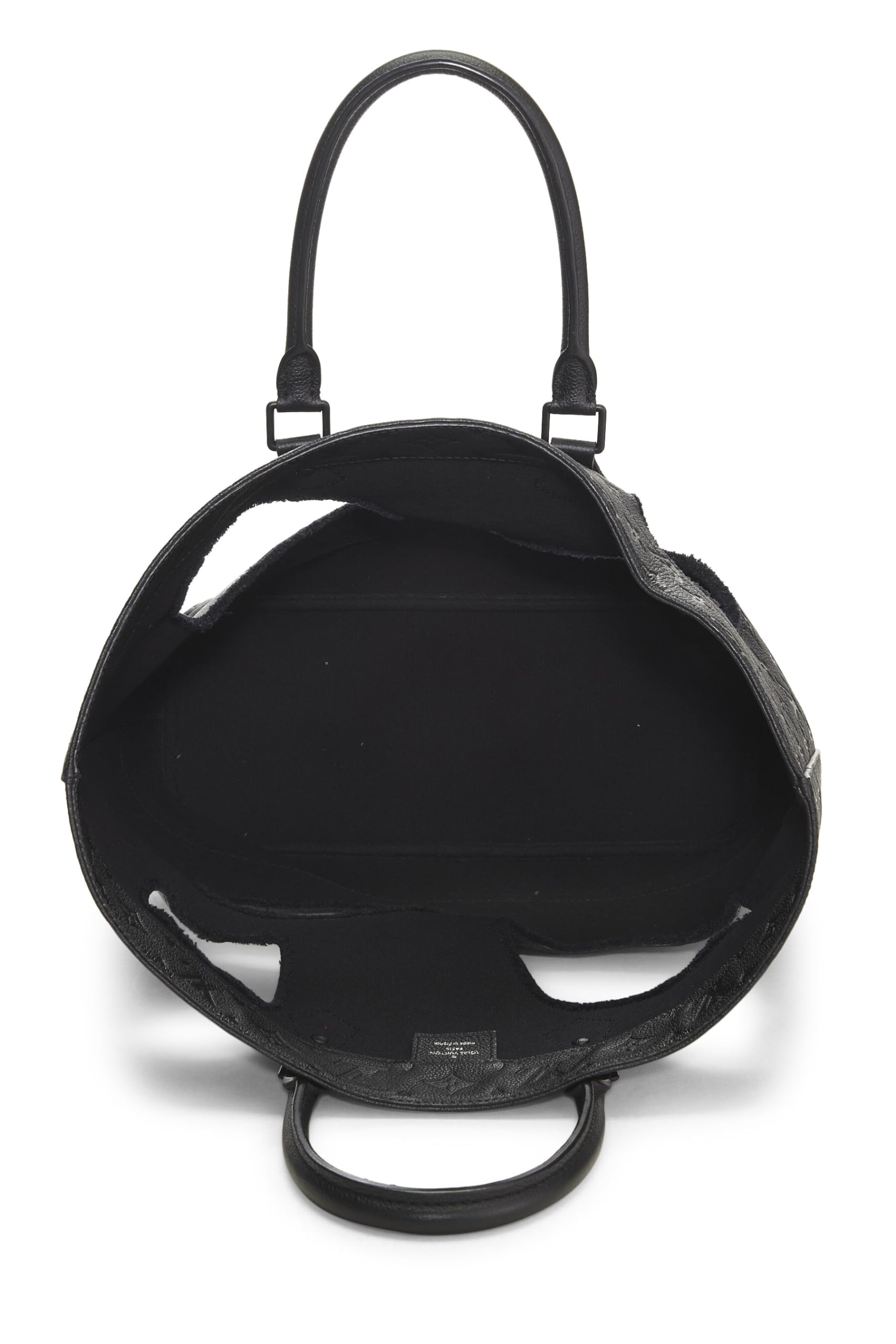 Louis Vuitton,  COMME DES GARÇONS x Louis Vuitton Black Monogram Empreinte Bag with Holes, Black