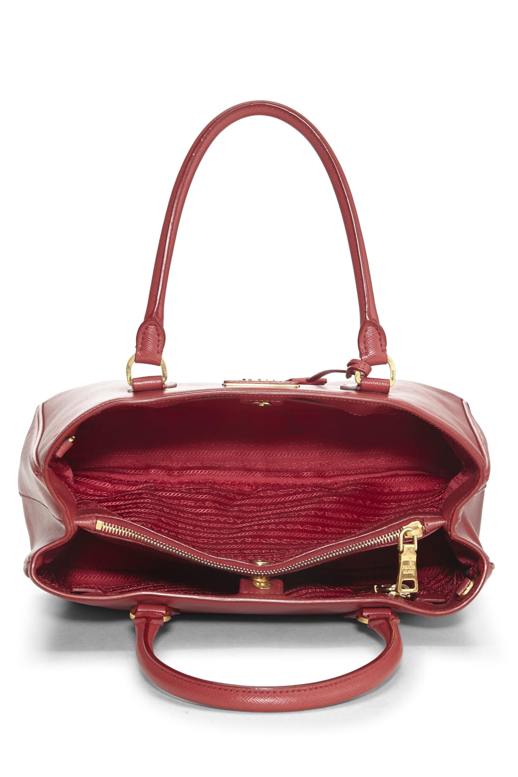 Prada Executive Tote Saffiano Red Medium Tote Bag Medium Red 2