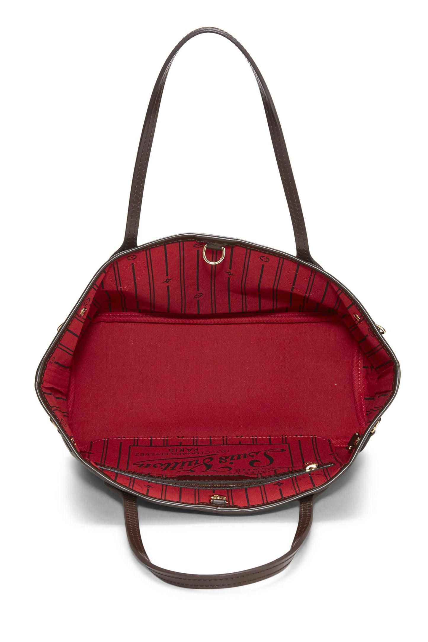 Louis Vuitton,  Damier Ebene Neverfull PM, Brown