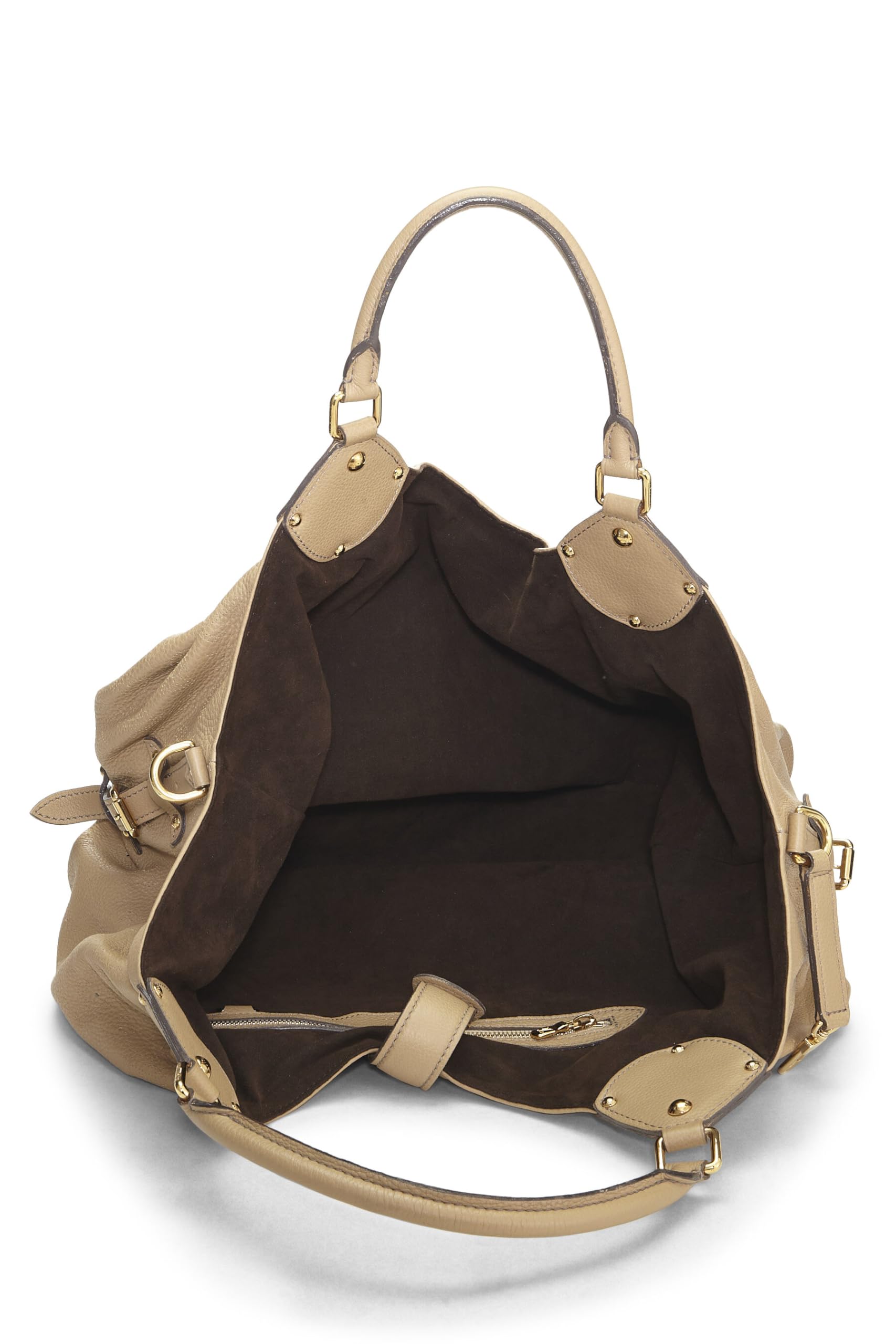 Louis Vuitton,  Beige Monogram Mahina XL, Beige