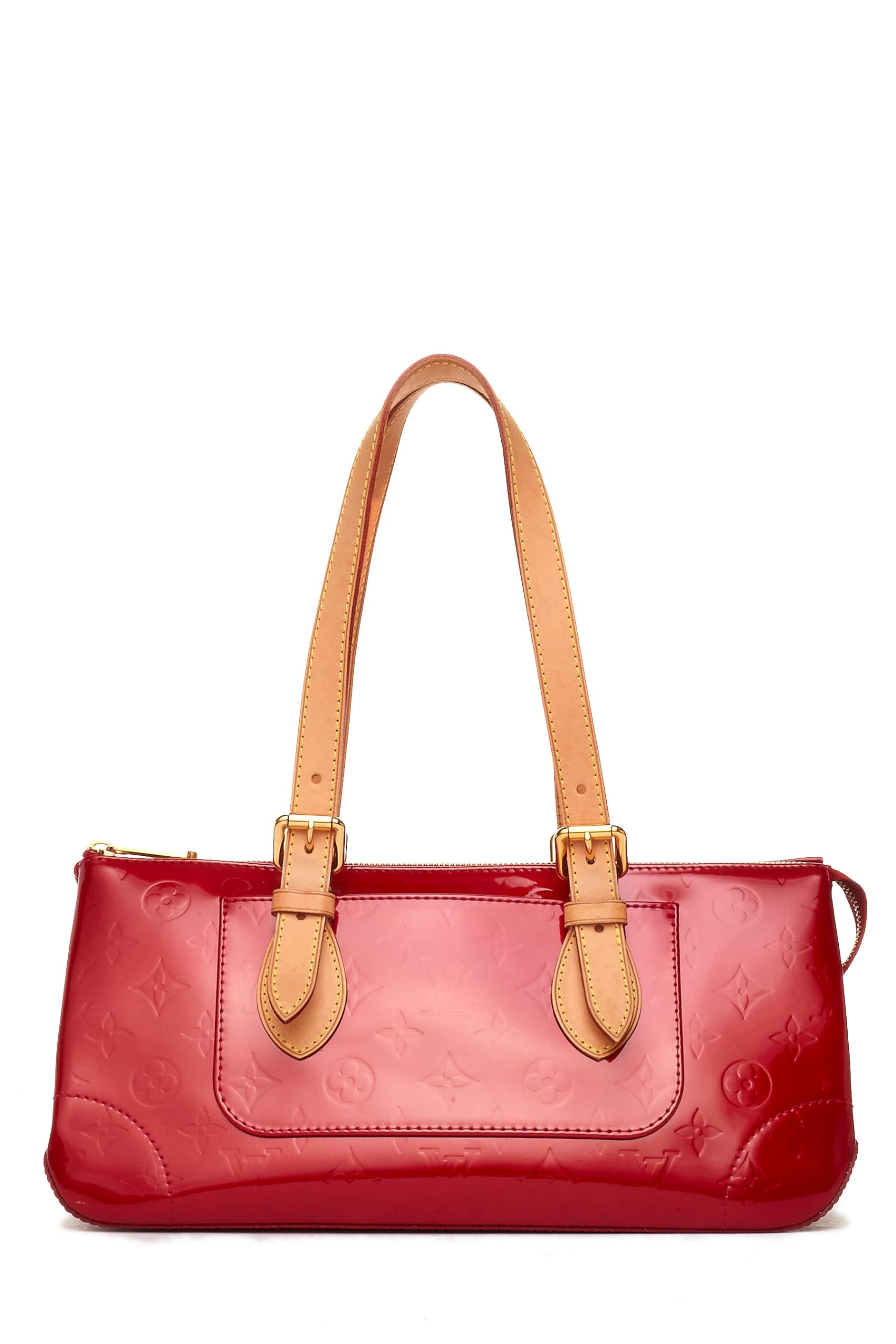 Louis Vuitton,  Pomme D'amour Monogram Vernis Rosewood Avenue, Red