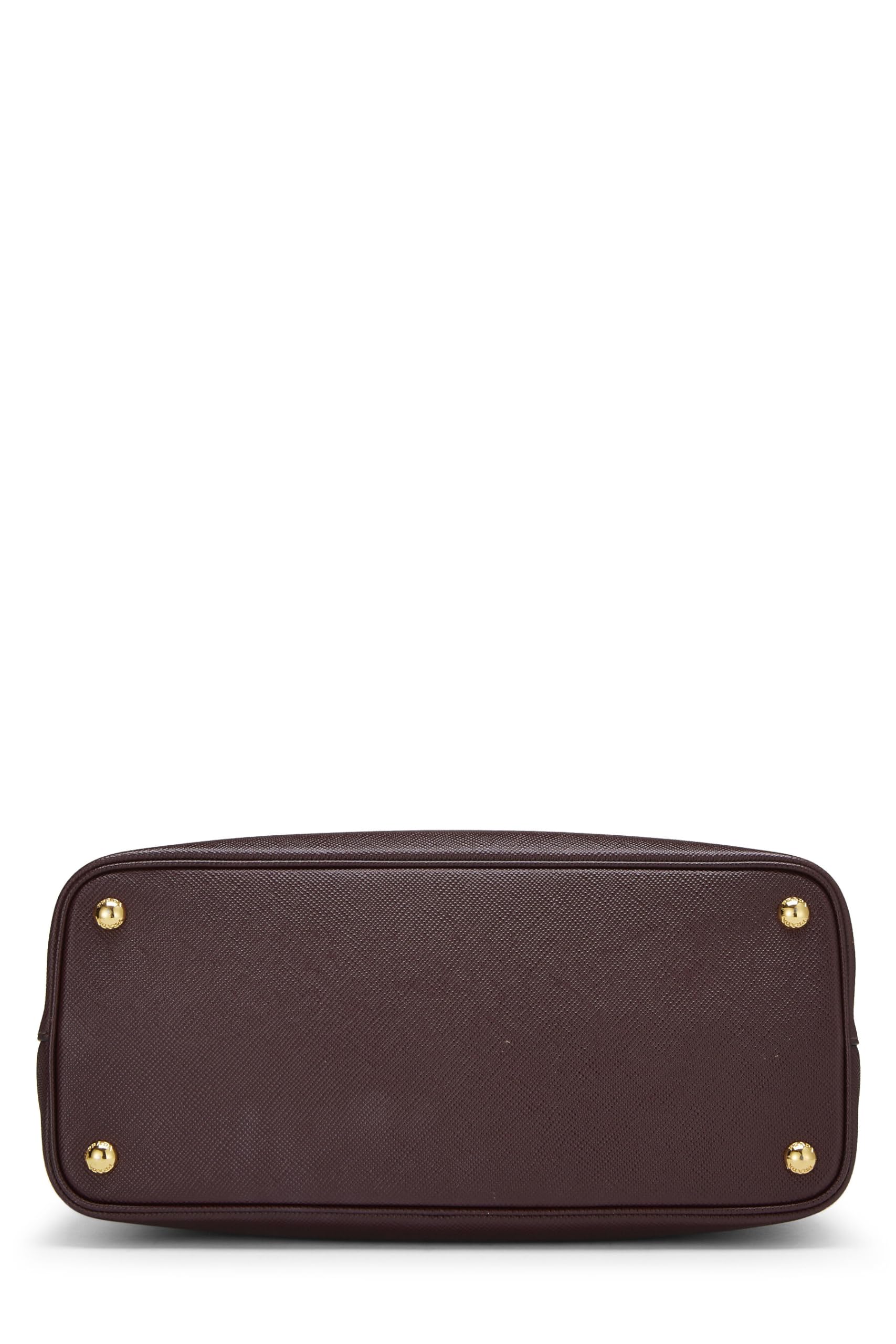 Prada Double Bag Tote Saffiano Purple Medium Tote Bag