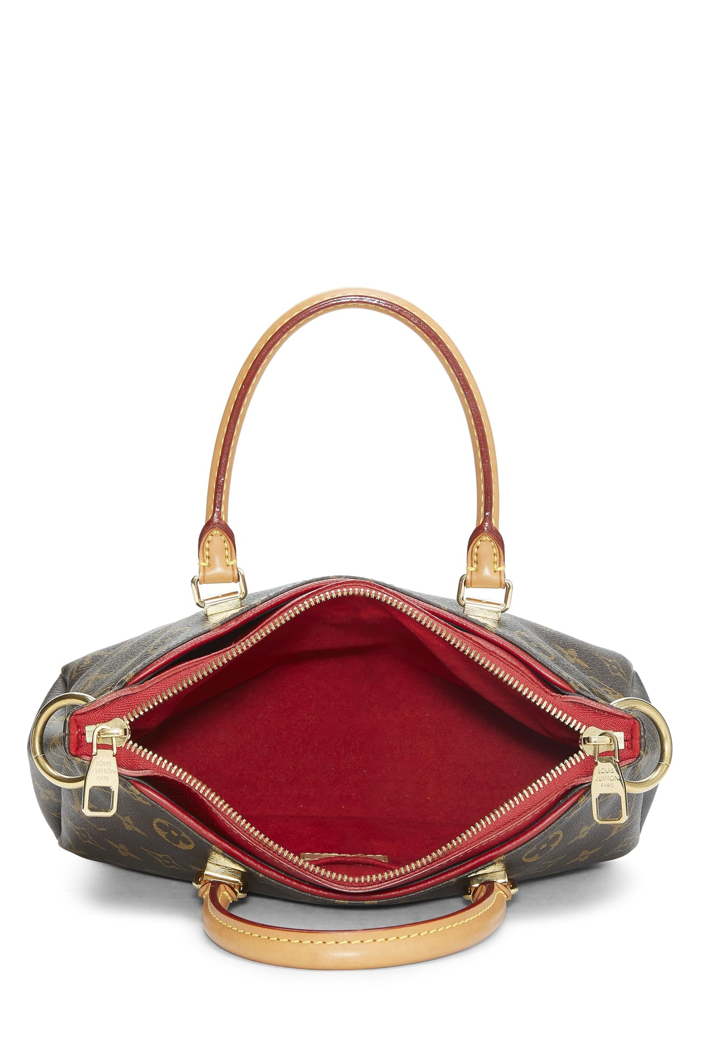 Louis Vuitton,  Red Monogram Canvas Pallas BB, Red