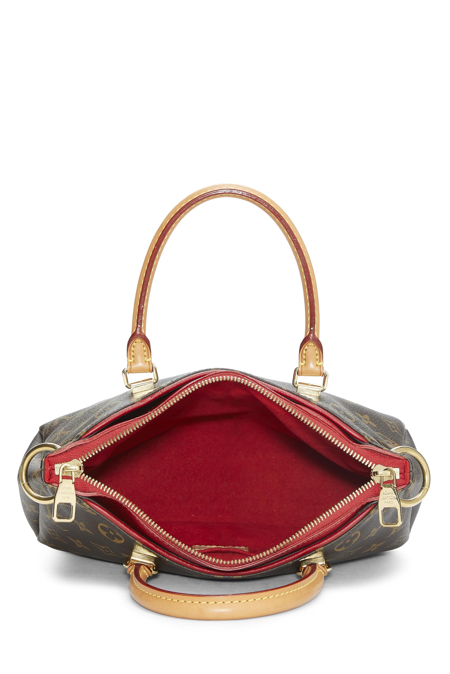 Louis Vuitton,  Red Monogram Canvas Pallas BB, Red