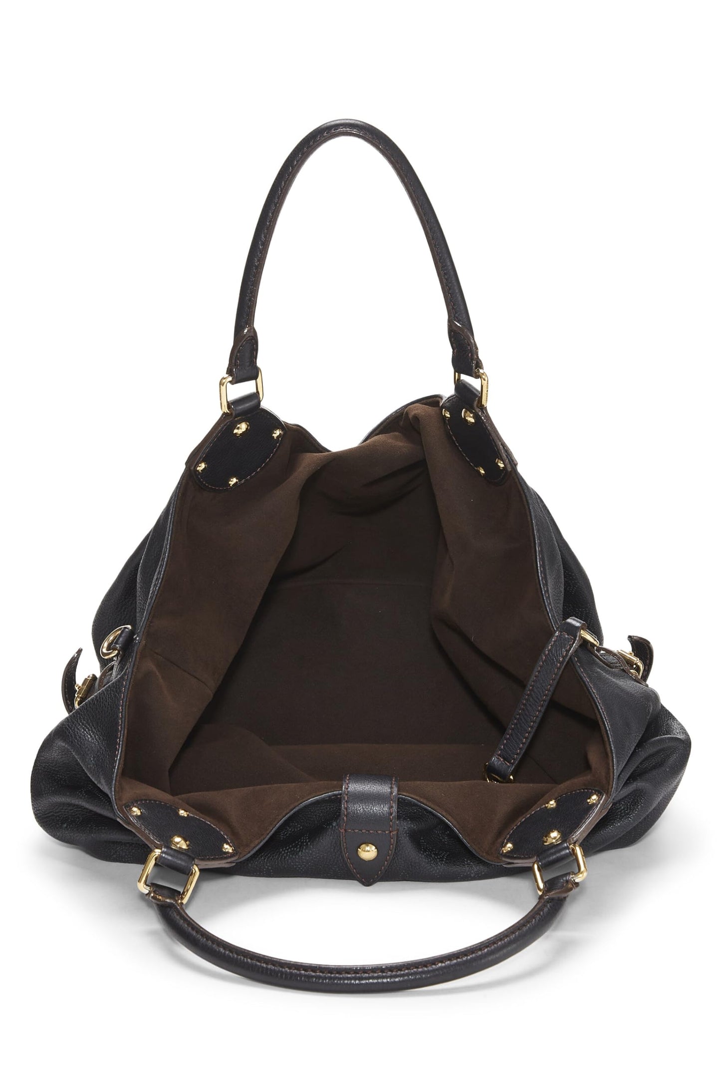 Louis Vuitton,  Black Monogram Mahina Large, Black