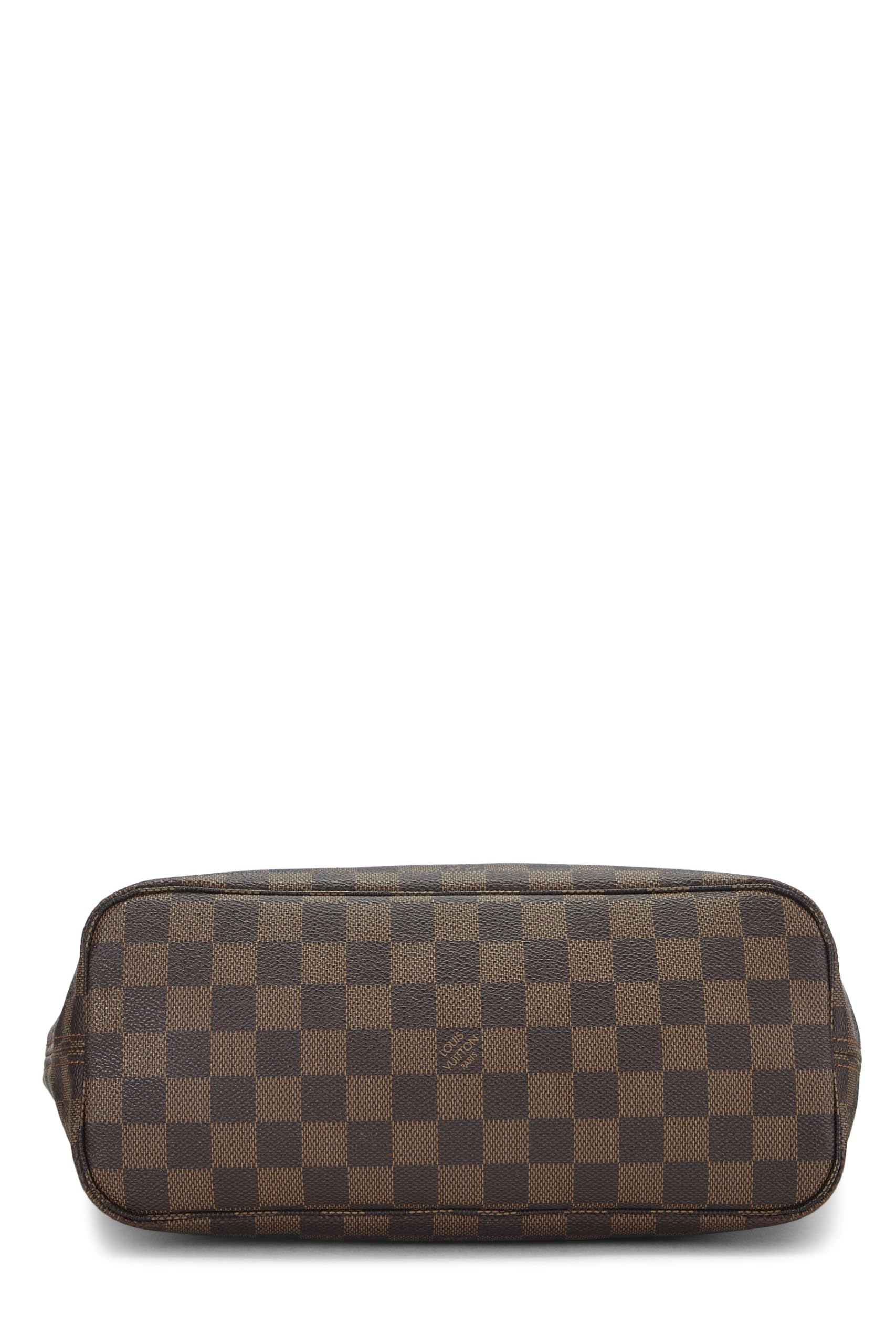 Louis Vuitton,  Damier Ebene Neverfull PM, Brown
