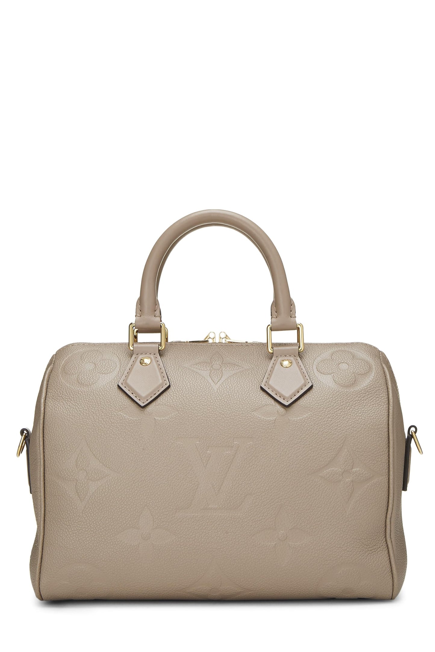 Louis Vuitton,  Grey Monogram Empreinte Speedy Bandouliere 25, Grey