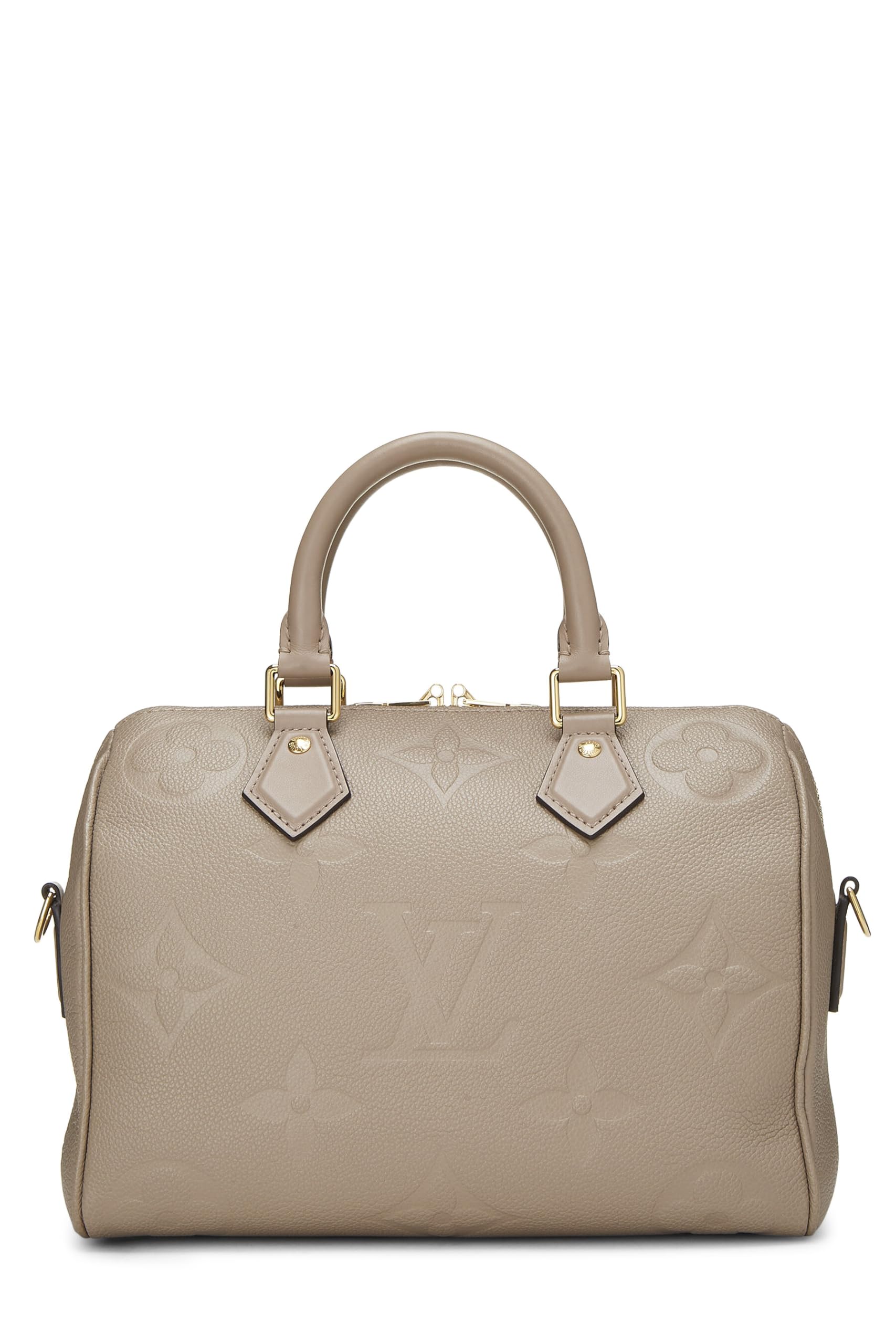 Louis Vuitton,  Grey Monogram Empreinte Speedy Bandouliere 25, Grey