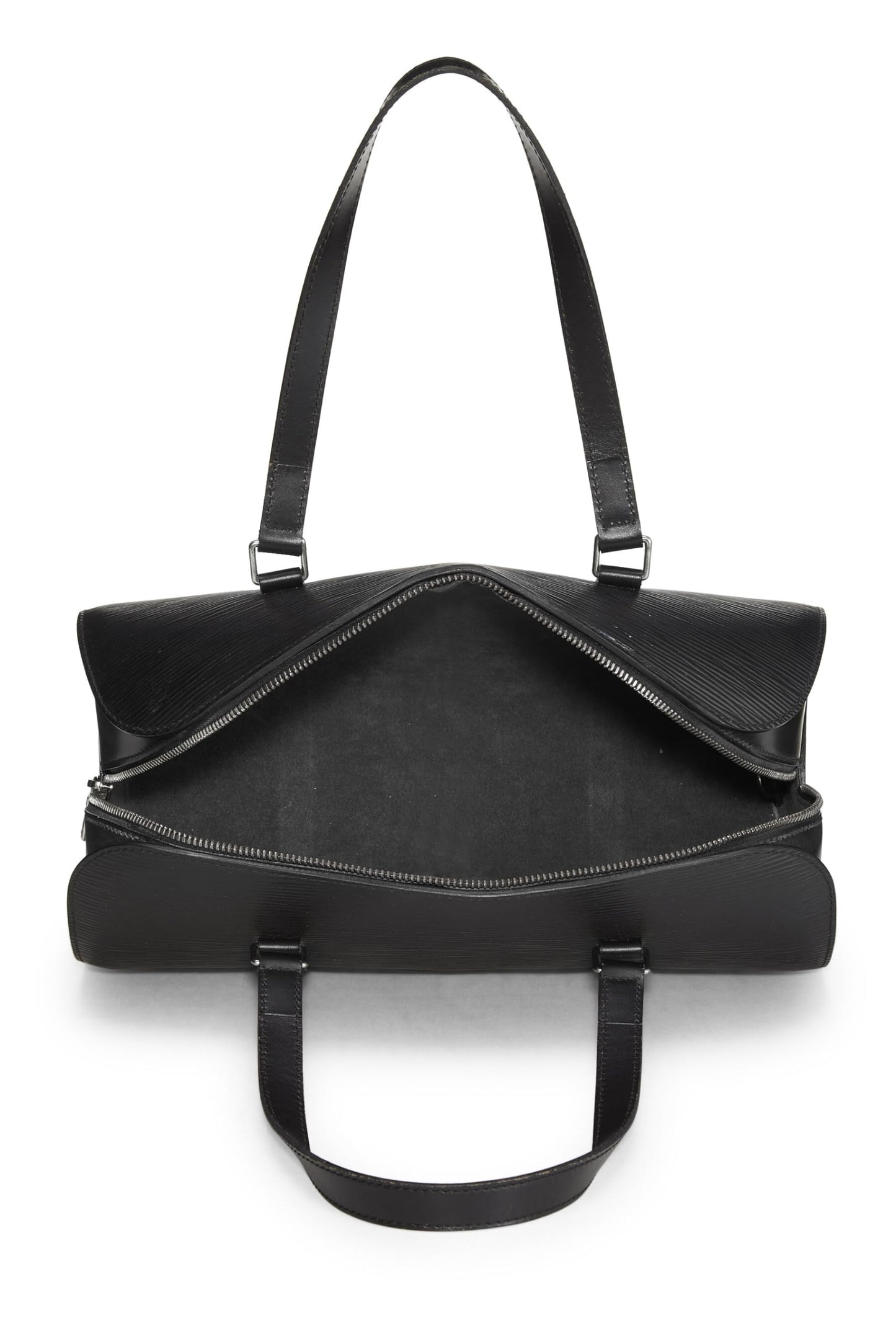 Louis Vuitton,  Black Epi Soufflot & Mini Set, Black