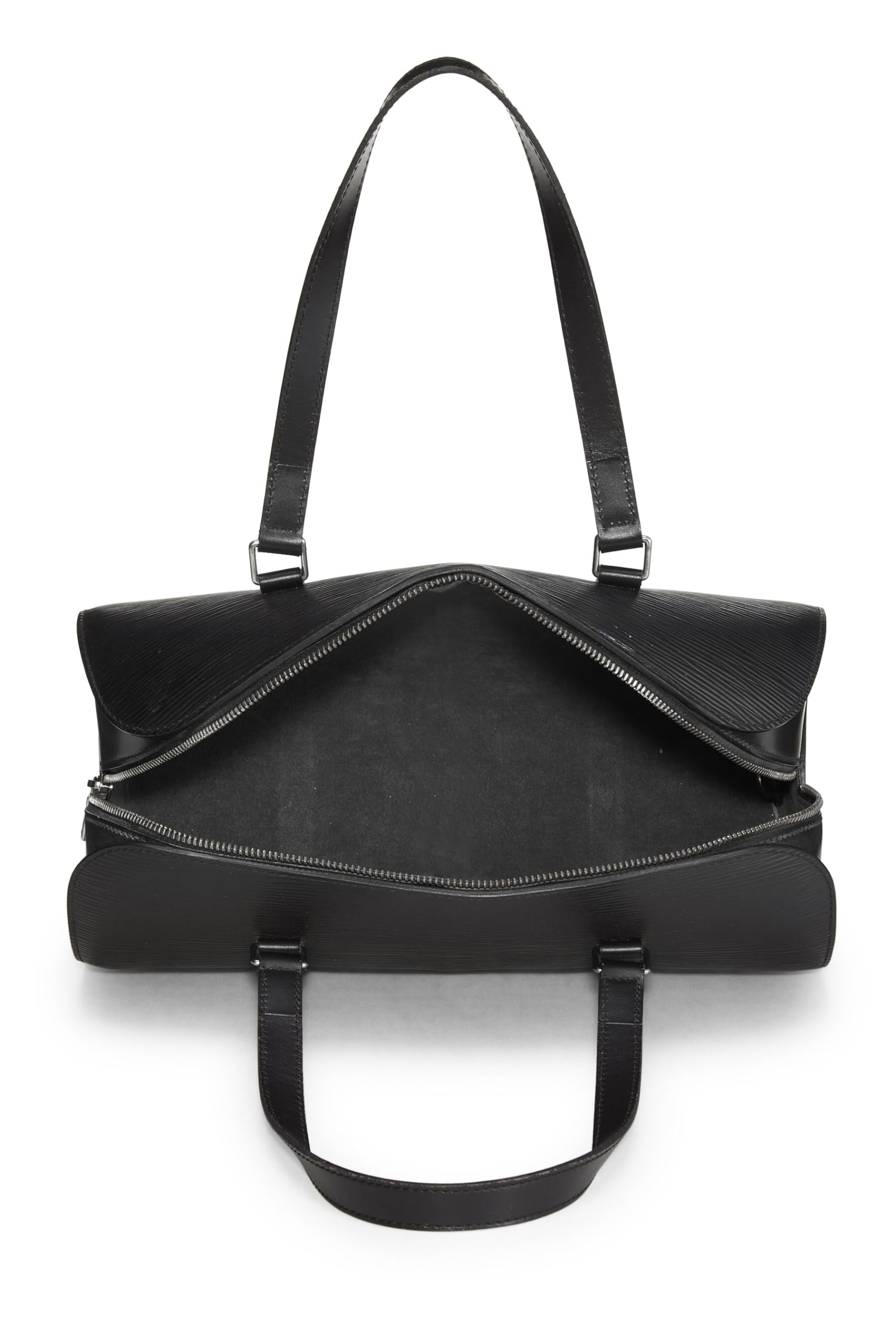 Louis Vuitton,  Black Epi Soufflot & Mini Set, Black