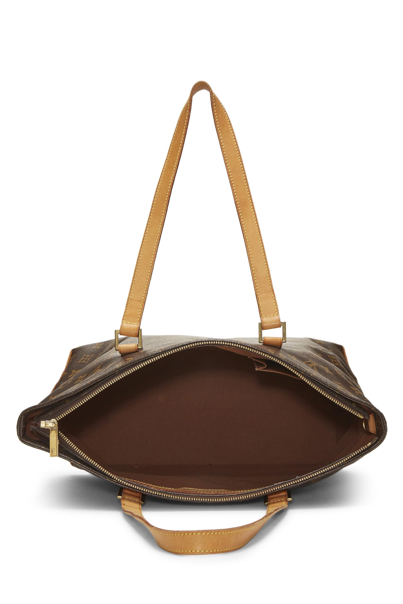 Louis Vuitton,  Monogram Canvas Cabas Mezzo, Brown