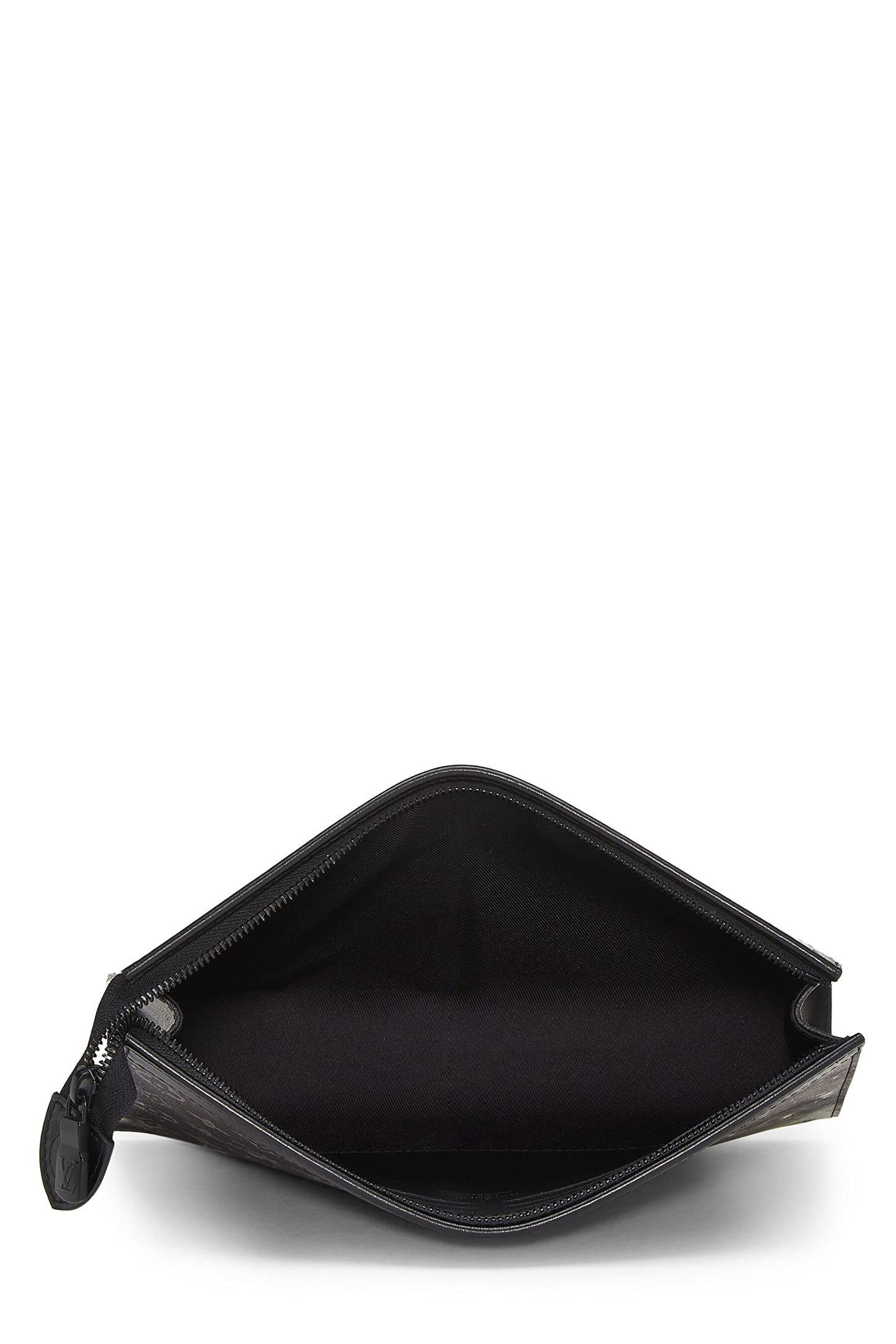 Louis Vuitton,  Black Monogram Galaxy Pochette Voyage MM, Black